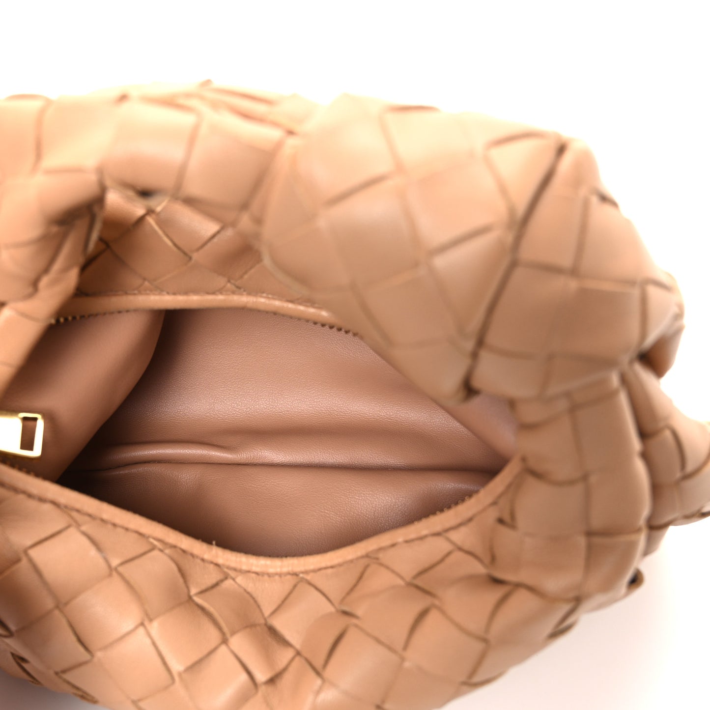 Nappa Intrecciato Mini Jodie Sandalwood