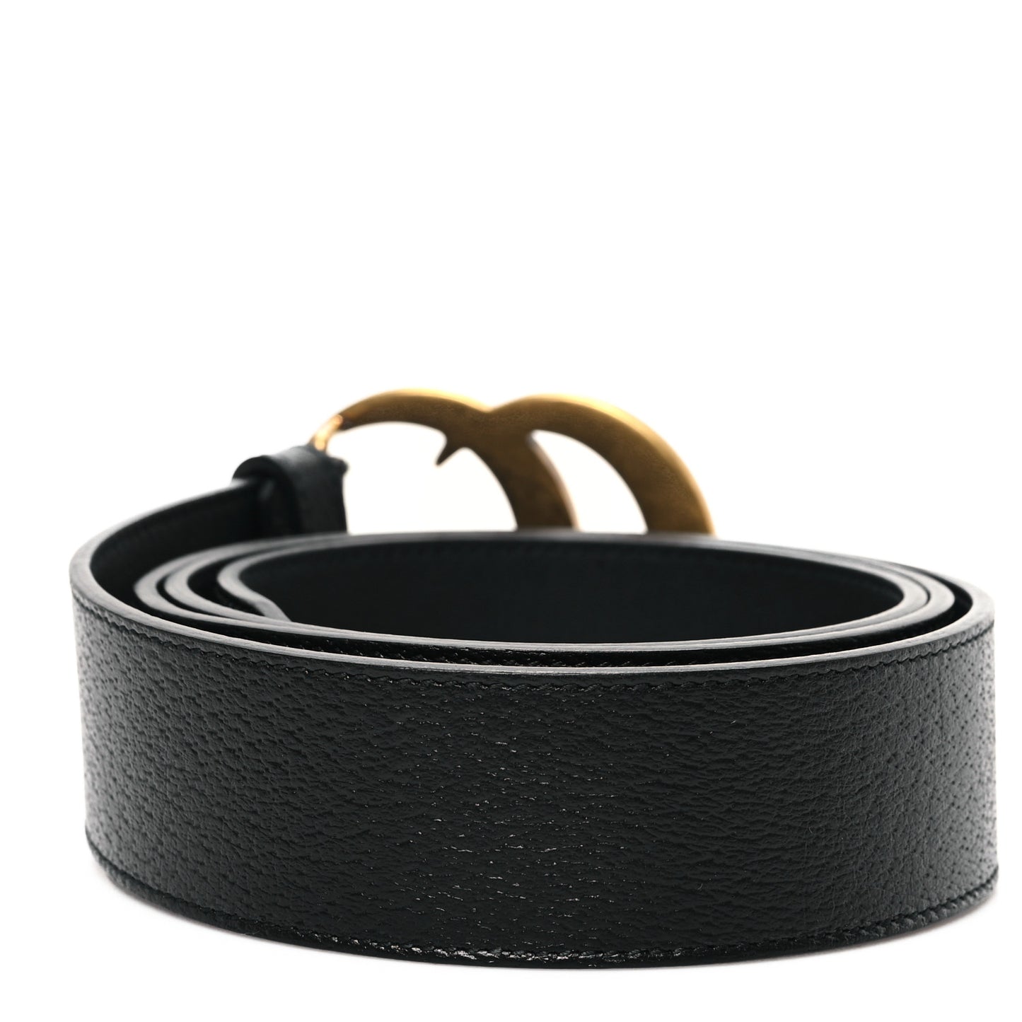 Textured Calfskin Double G 40mm Belt 110 44 Black