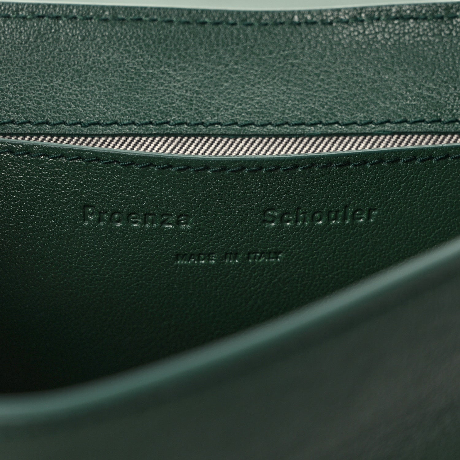 Proenza Schouler Lambskin PS1 Mini Crossbody Bag Dark Teal 6 of 8