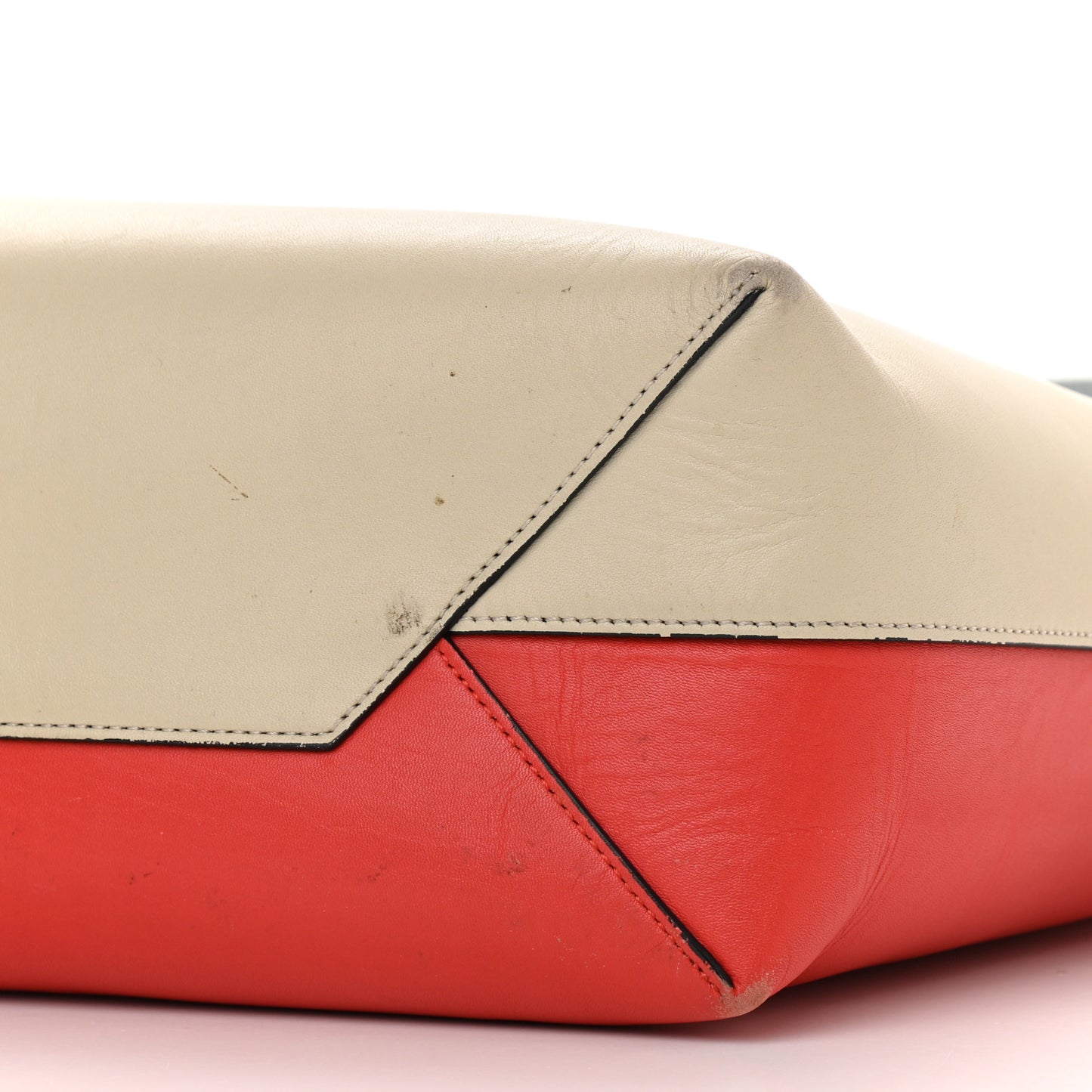 Shiny Smooth Calfskin Small Twisted Cabas Multicolor