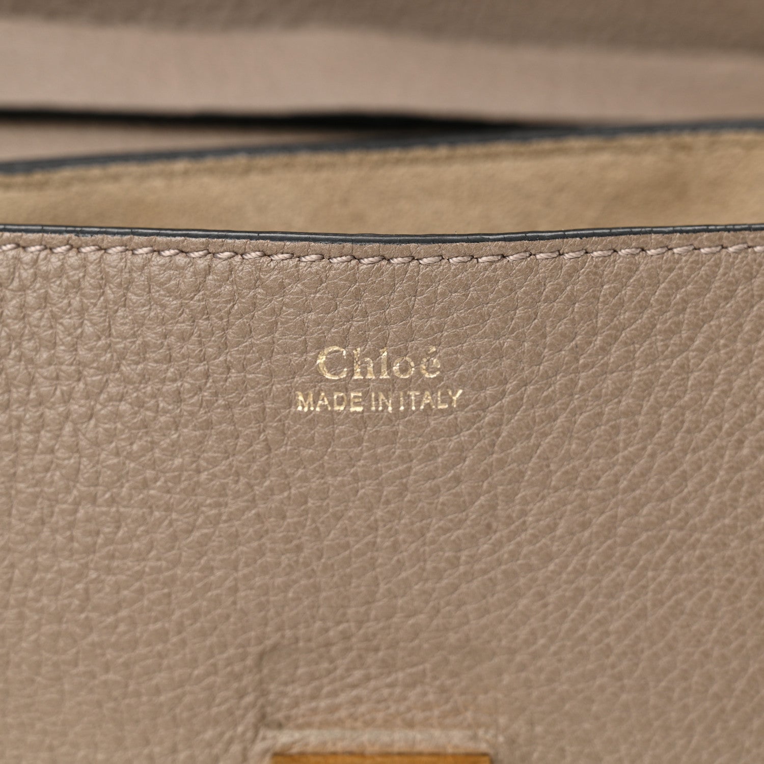 Chloe Grained Lambskin Drew Shoulder Bag Motty Grey 6 of 18