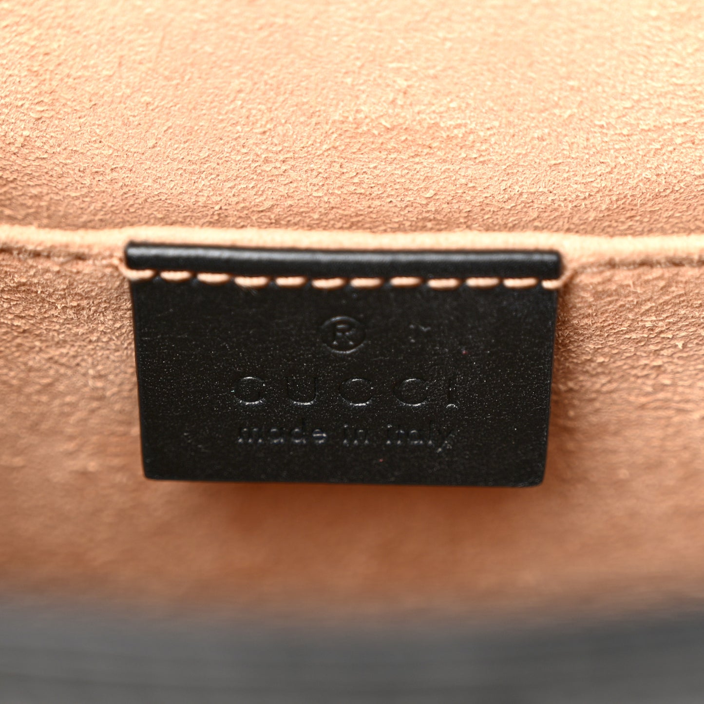 Guccissima Signature Padlock Backpack Black