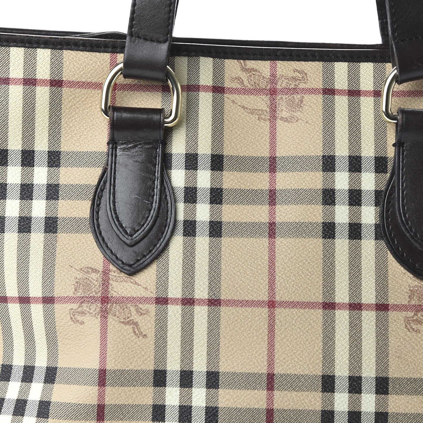 Haymarket Check Medium Regent Tote Chocolate