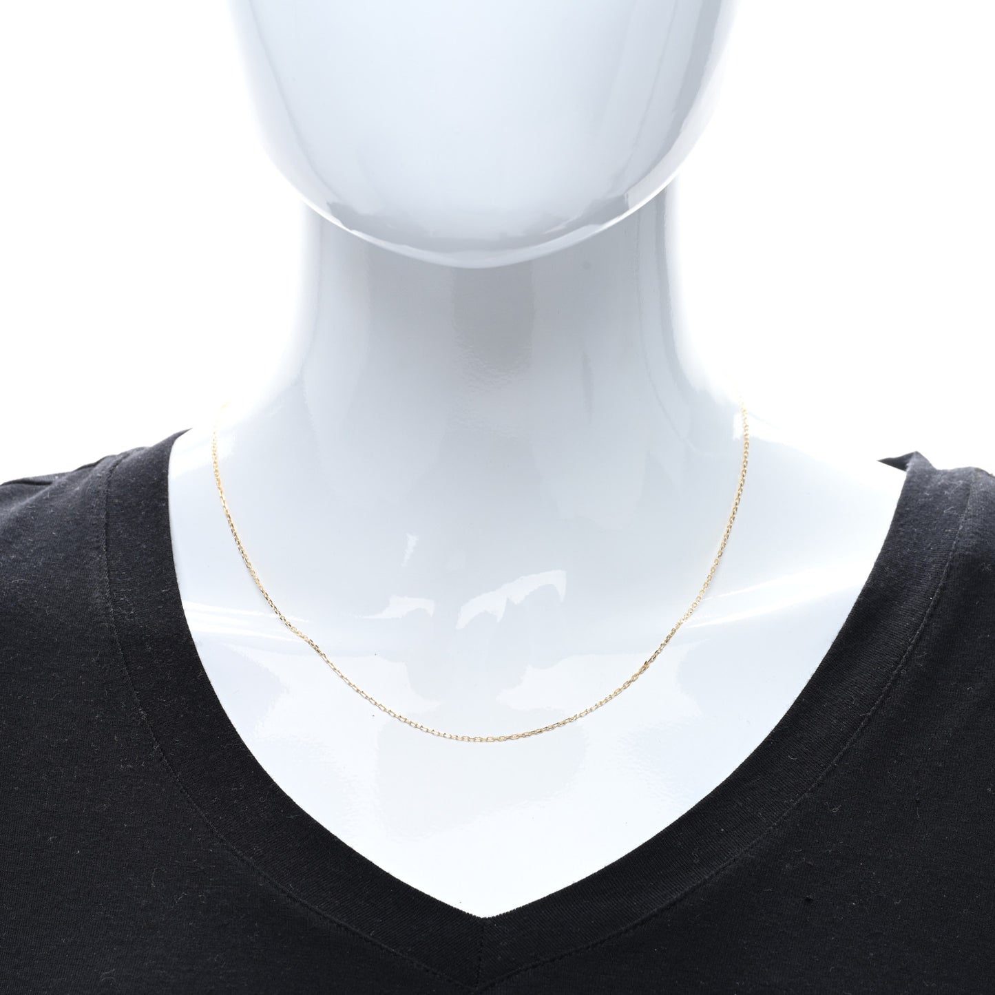 18K Yellow Gold Chain Necklace