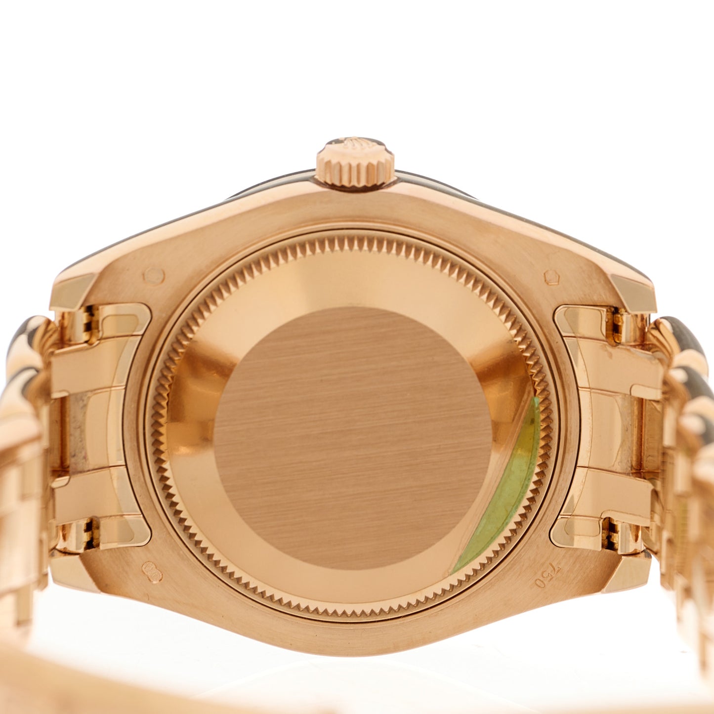 18K Everose Gold Diamond Mother of Pearl 34mm Pearlmaster Datejust Watch Roman 81285