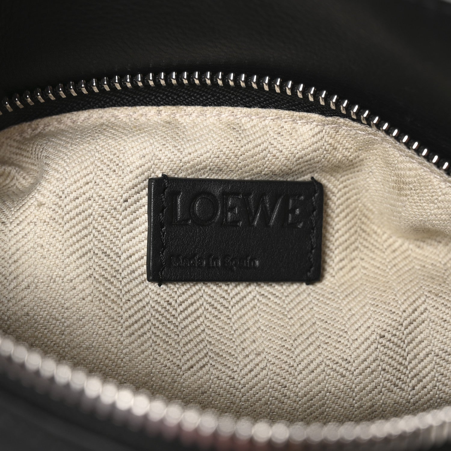 Loewe Calfskin Small Puzzle Bag Black 6 of 9