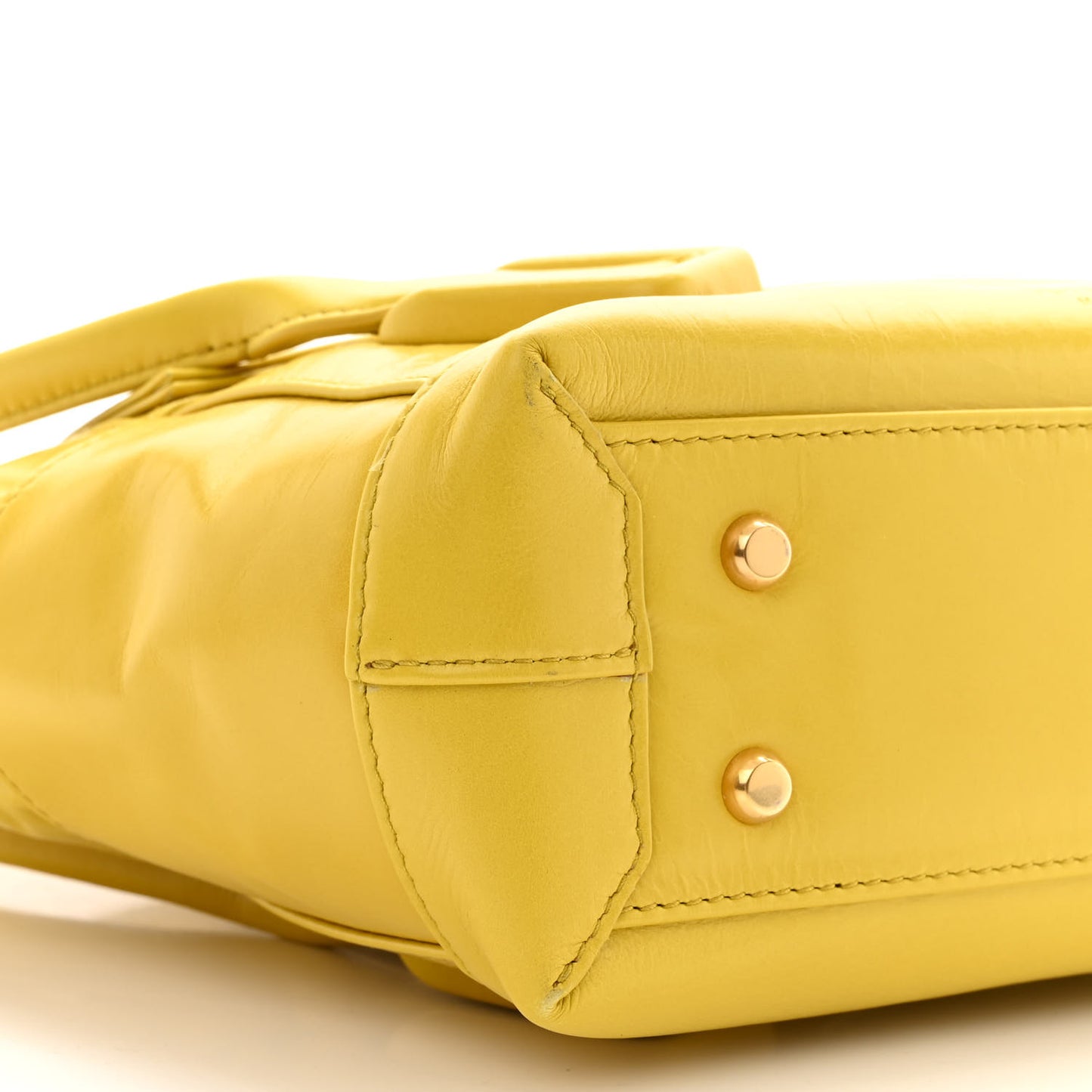 Paper Calfskin Maxi Intrecciato Small Arco Mirabelle