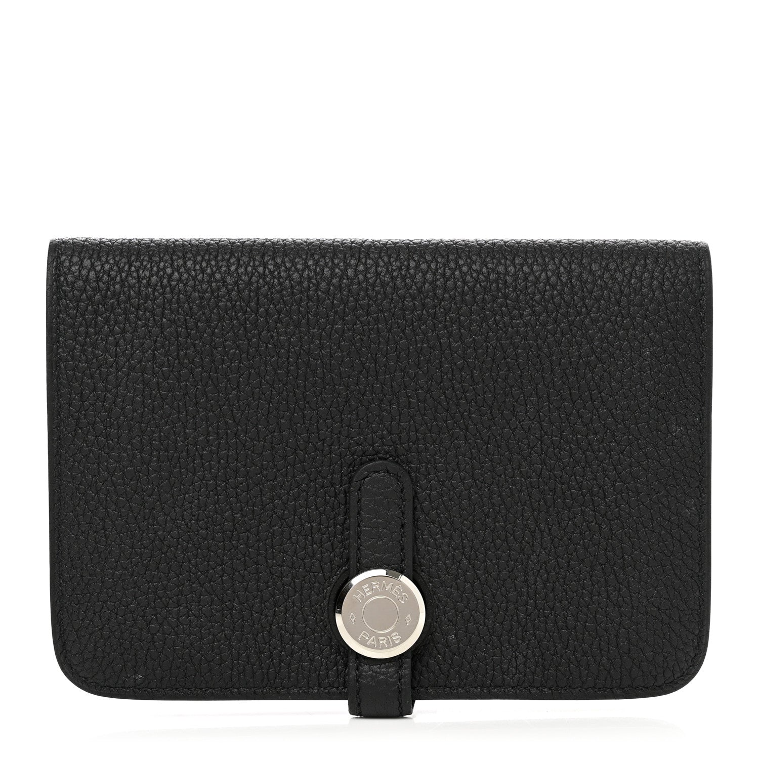 Hermes Togo Dogon Compact Wallet Black 1 of 10