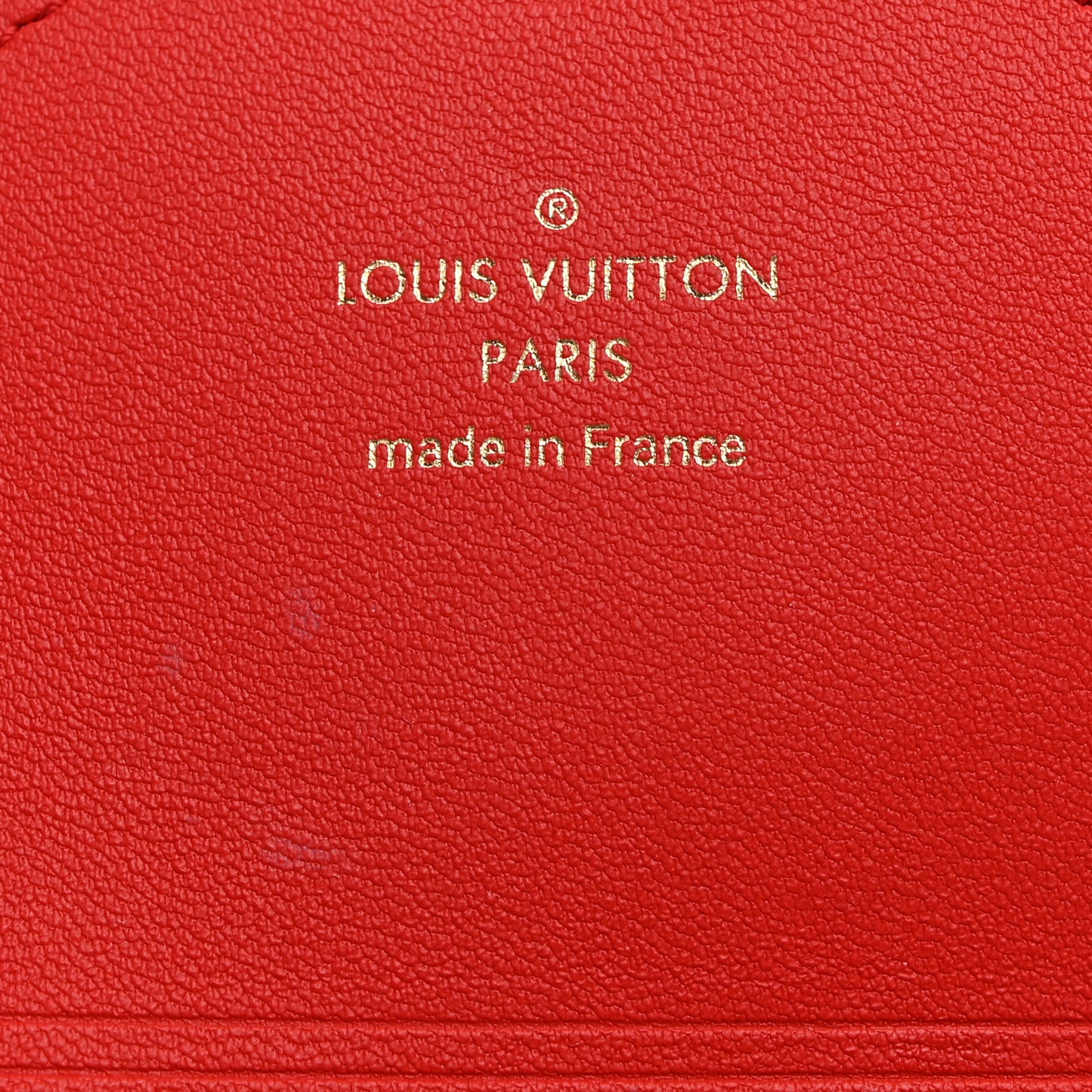 Monogram Medium Kirigami Pochette Insert Coquelicot