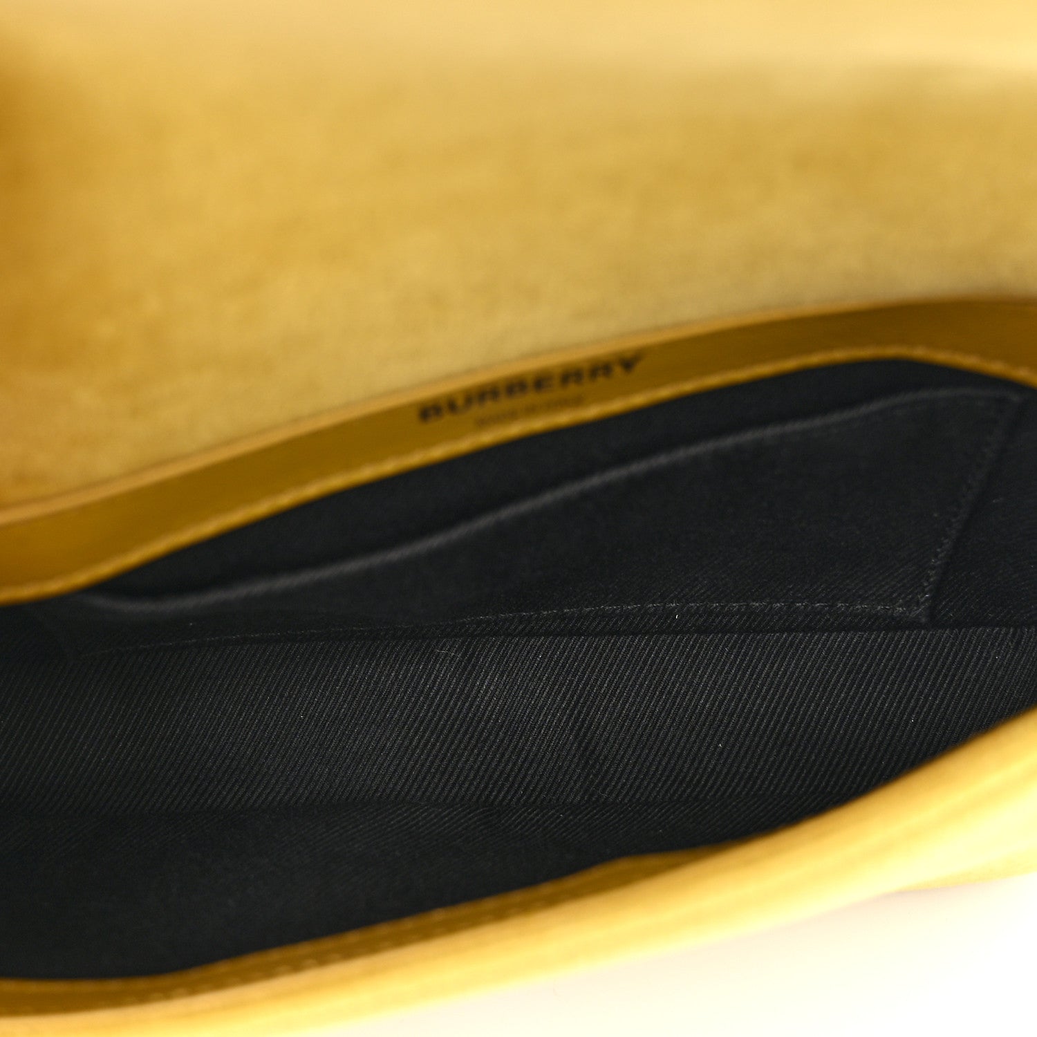 Burberry Velvet Quilted Mini Lola Bag Yellow 5 of 10