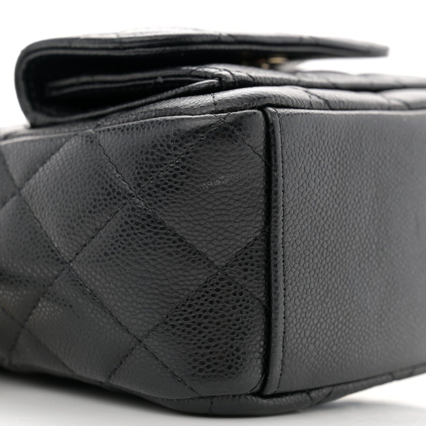 Caviar Quilted CC Mini Classic Backpack Black
