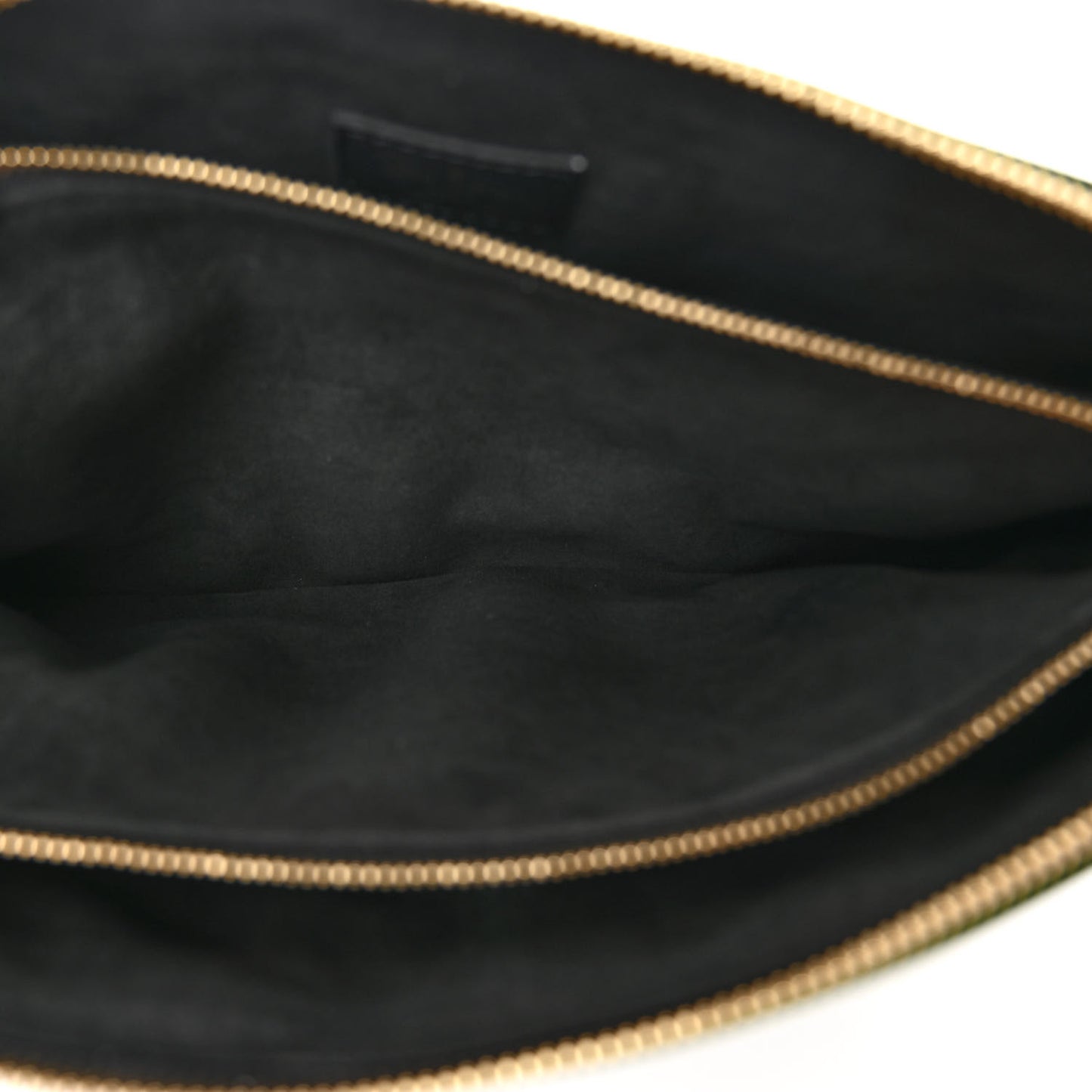 Patent Embossed Monogram Coussin PM Green Black