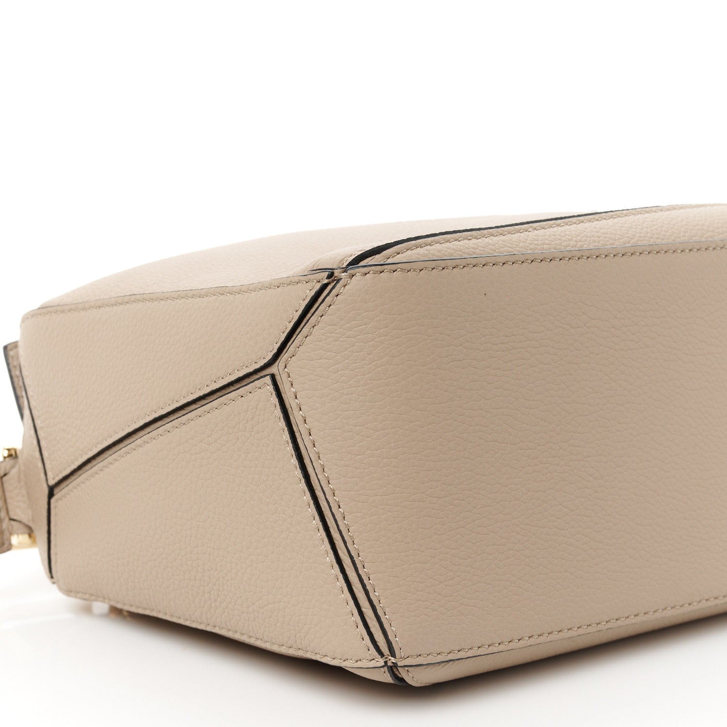 Loewe Grained Calfskin Small Puzzle Bag Sand 9 of 10