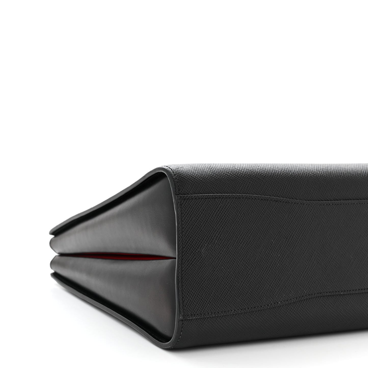 Saffiano City Calfskin Large Bibliothèque Top Handle