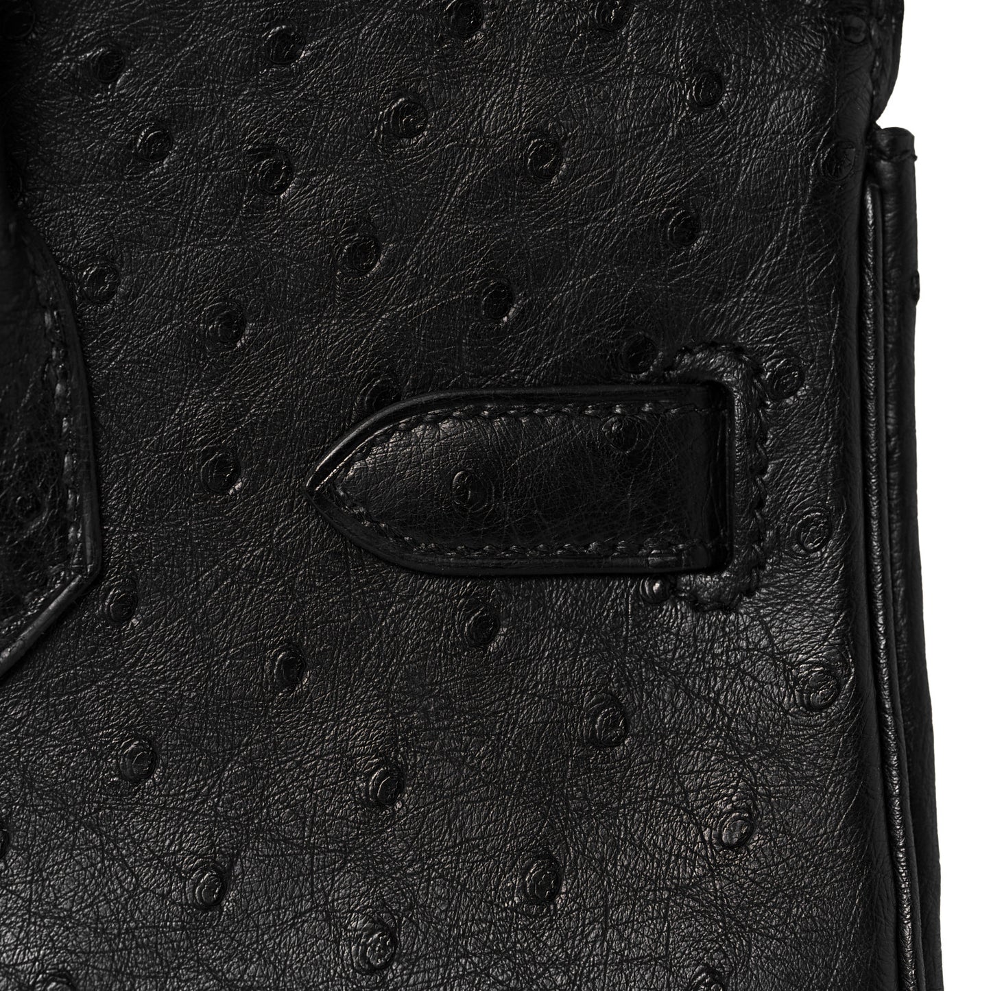 Ostrich Birkin 30 Black