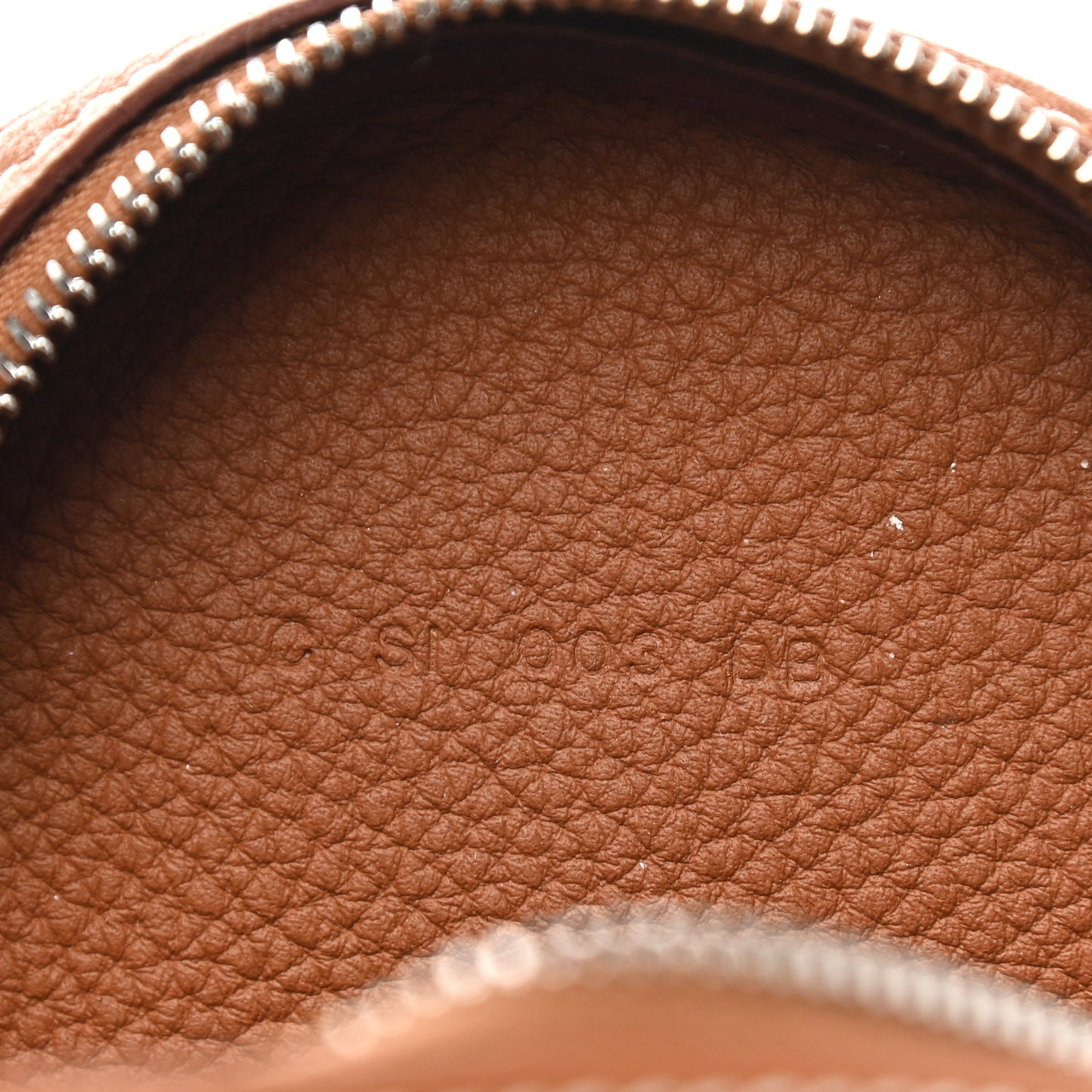 Togo Evercolor Basketball Change Purse Gold Gris Perle