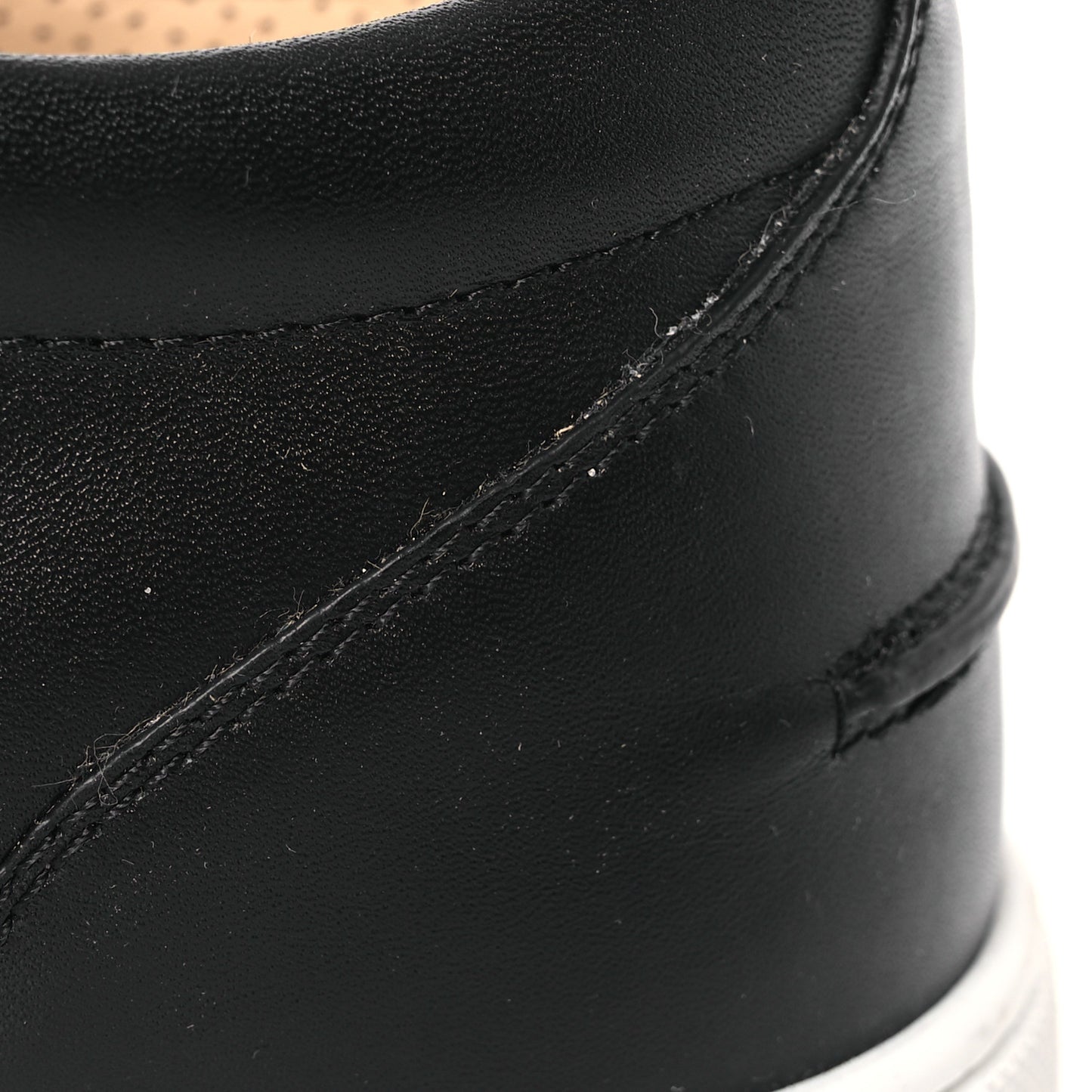 Calfskin Mens Fique A Vontade Flat Sneakers 46 Black