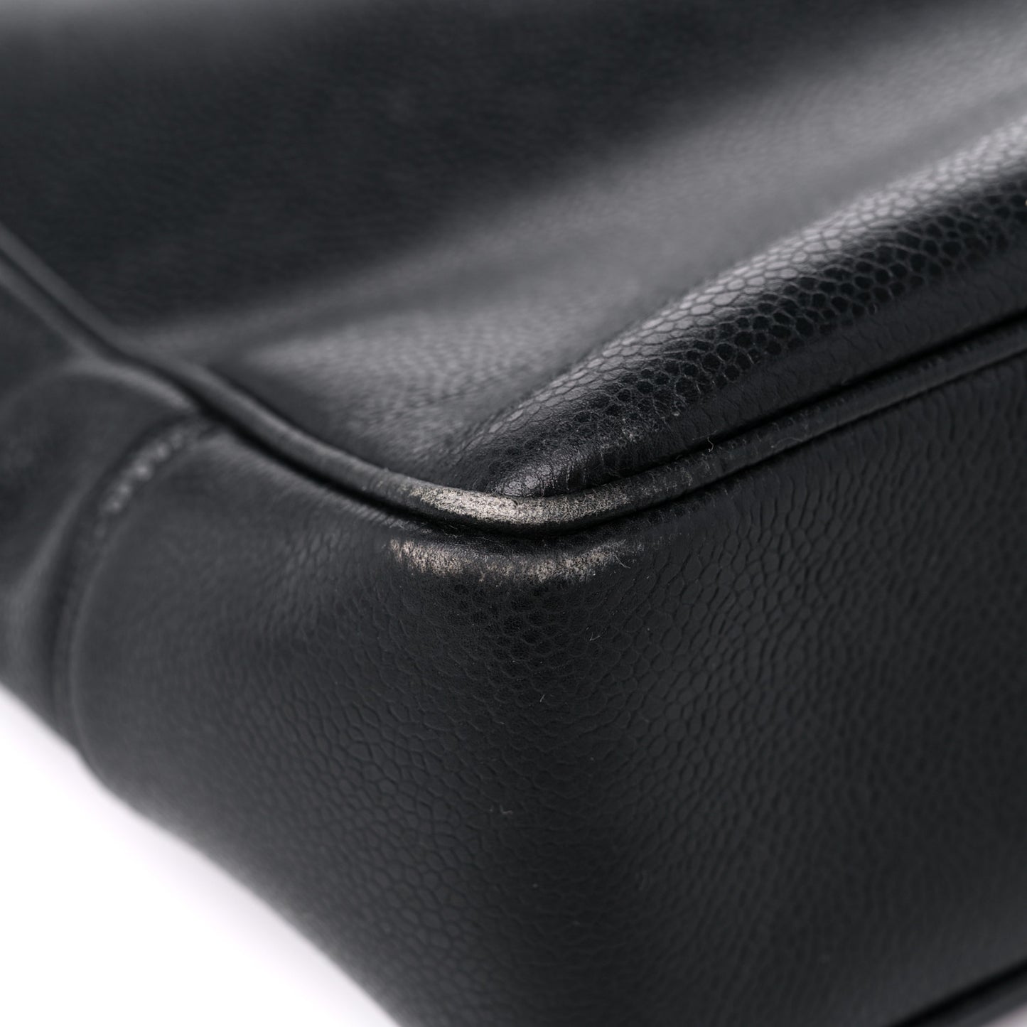 Caviar CC Shoulder Bag Black