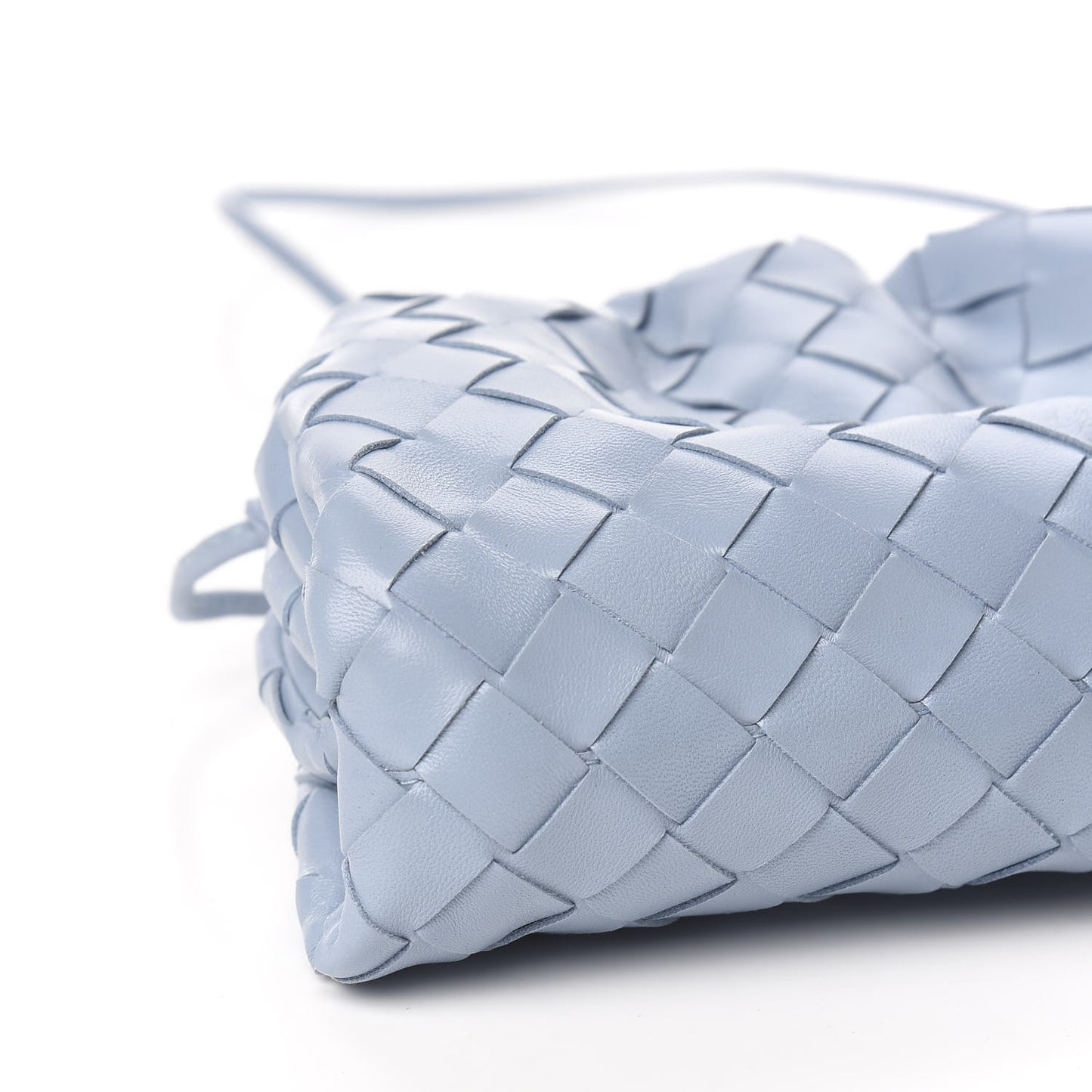 Nappa Intrecciato The Mini Pouch Ice