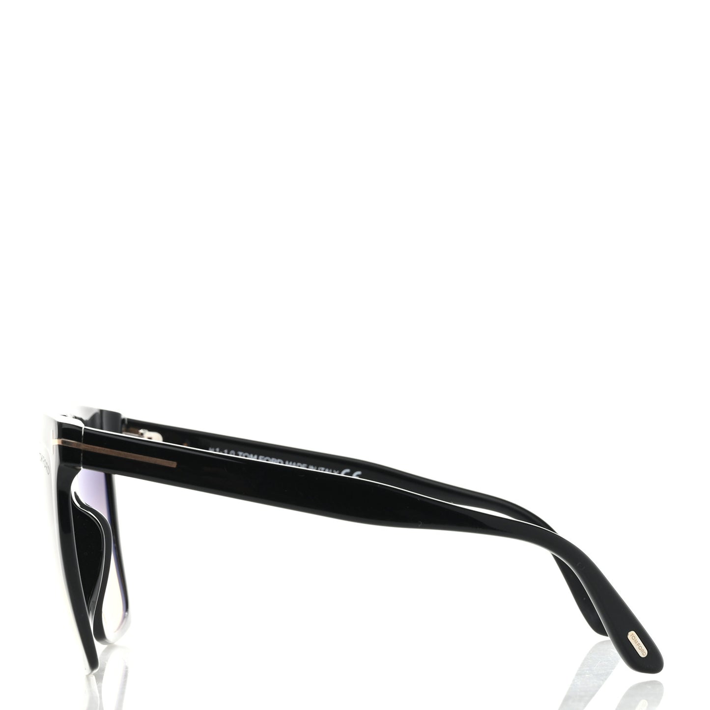 Acetate Sabrina Square Sunglasses TF764 Black