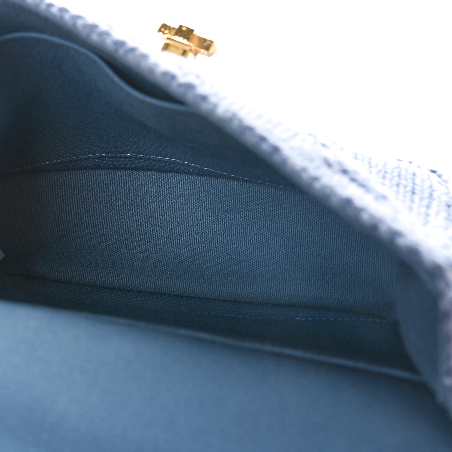 Valentino Garavani Knit Medium Roman Stud Shoulder Bag Niagara 5 of 8