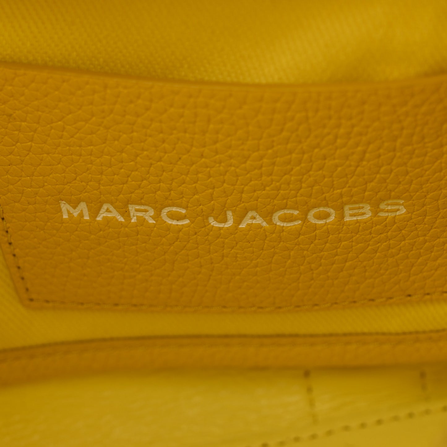 Grained Calfskin Small The Tote Bag Yellow