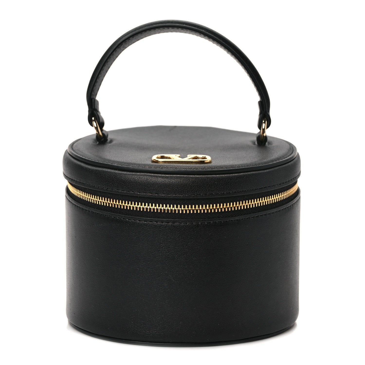 Valentino Garavani Calfskin Jewelry Box Black 1 of 12