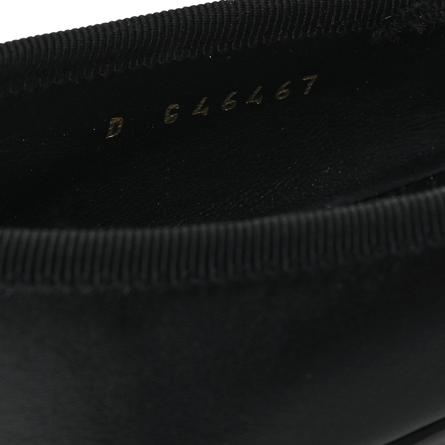 Lambskin Mary Jane Flats 35 Black