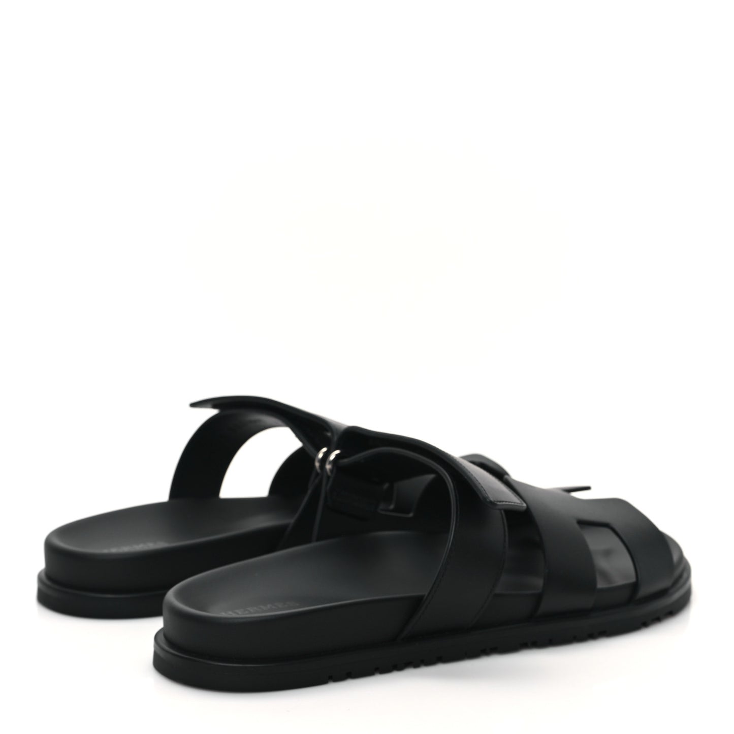 Calfskin Womens Chypre Sandals 41 Black