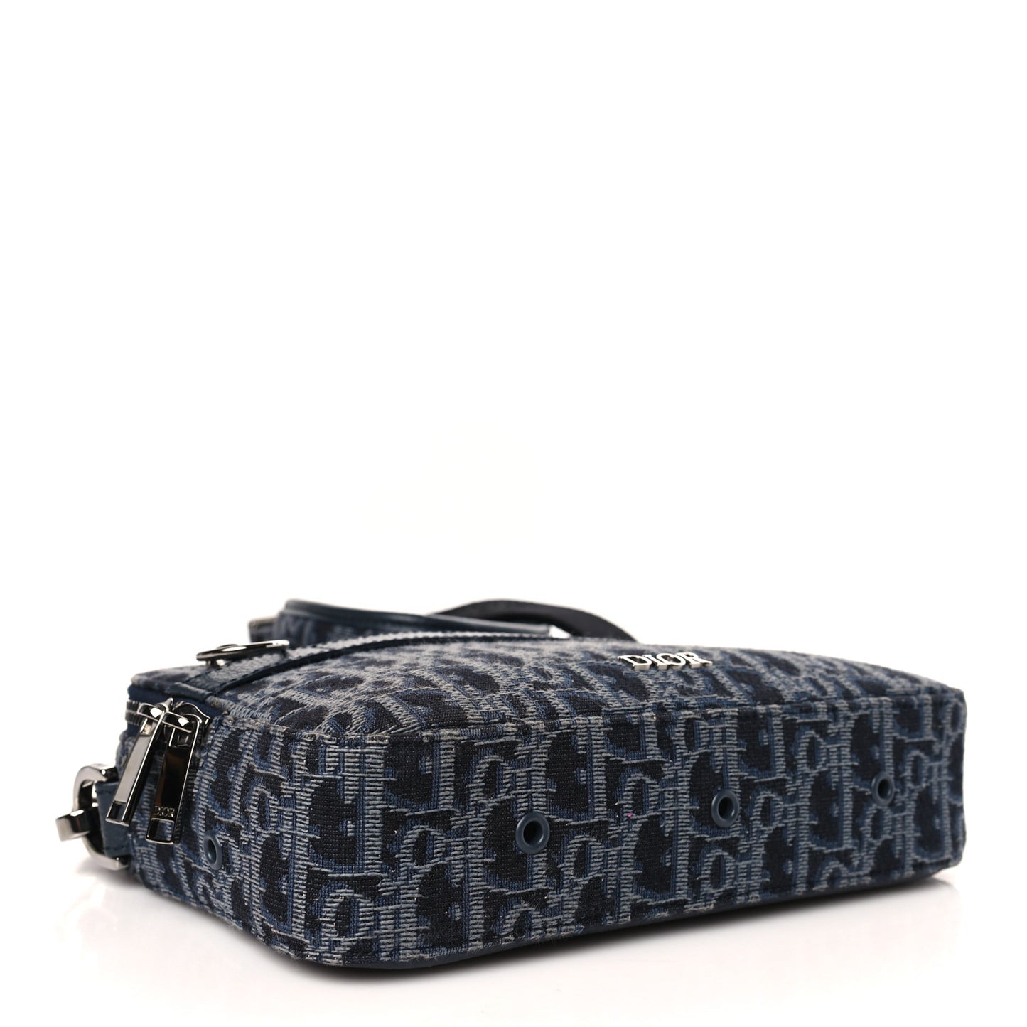 HOMME Oblique Jacquard Safari Messenger Navy Blue