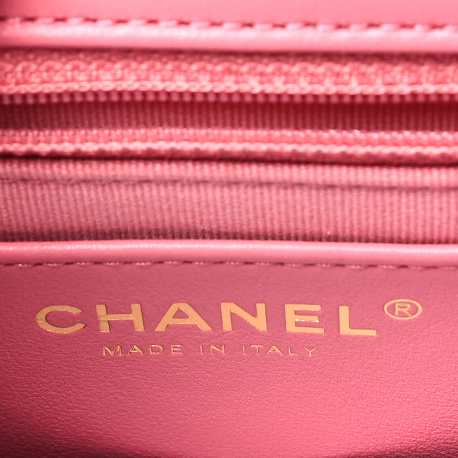Chanel Lambskin Quilted Mini Charms Square Flap Pink 6 of 10