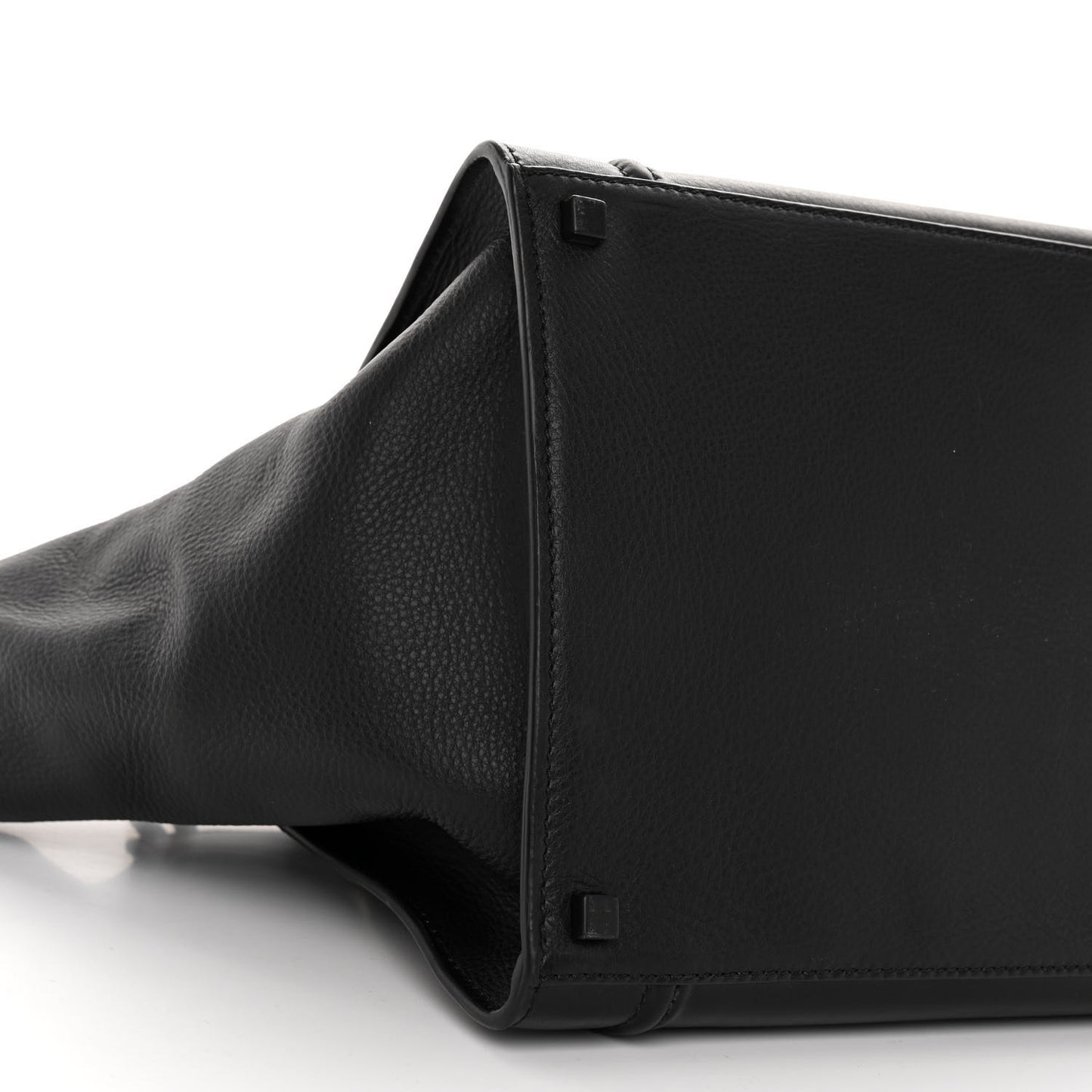 Supple Calfskin Medium Phantom Luggage Black