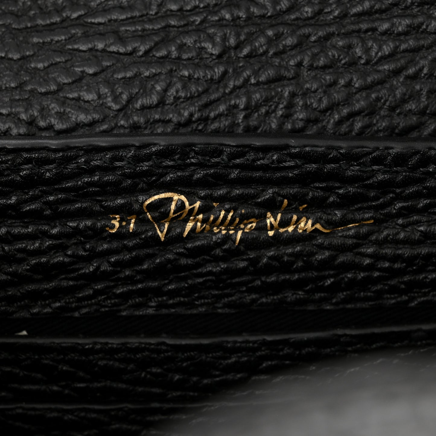 Textured Calfskin Nano Pashli Satchel Black