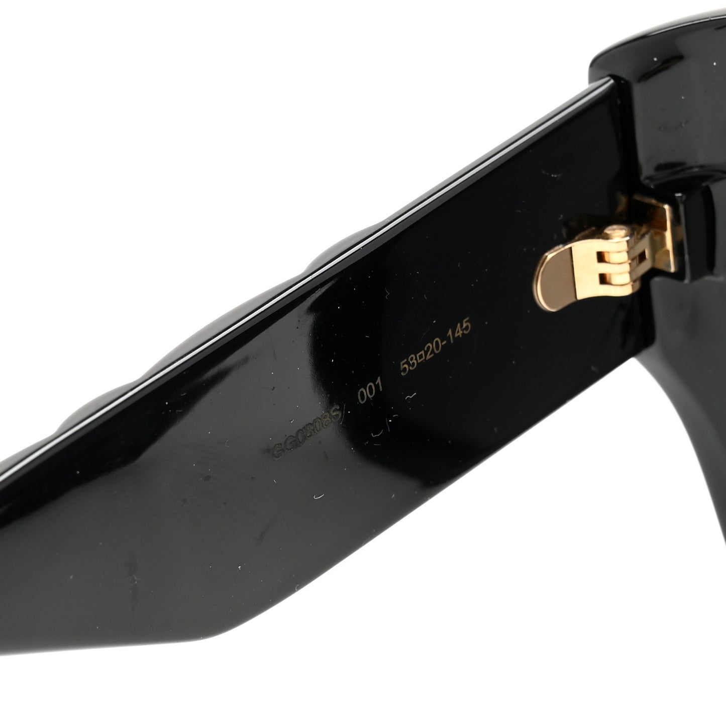 Acetate GG Butterfly Sunglasses GG0808S Black