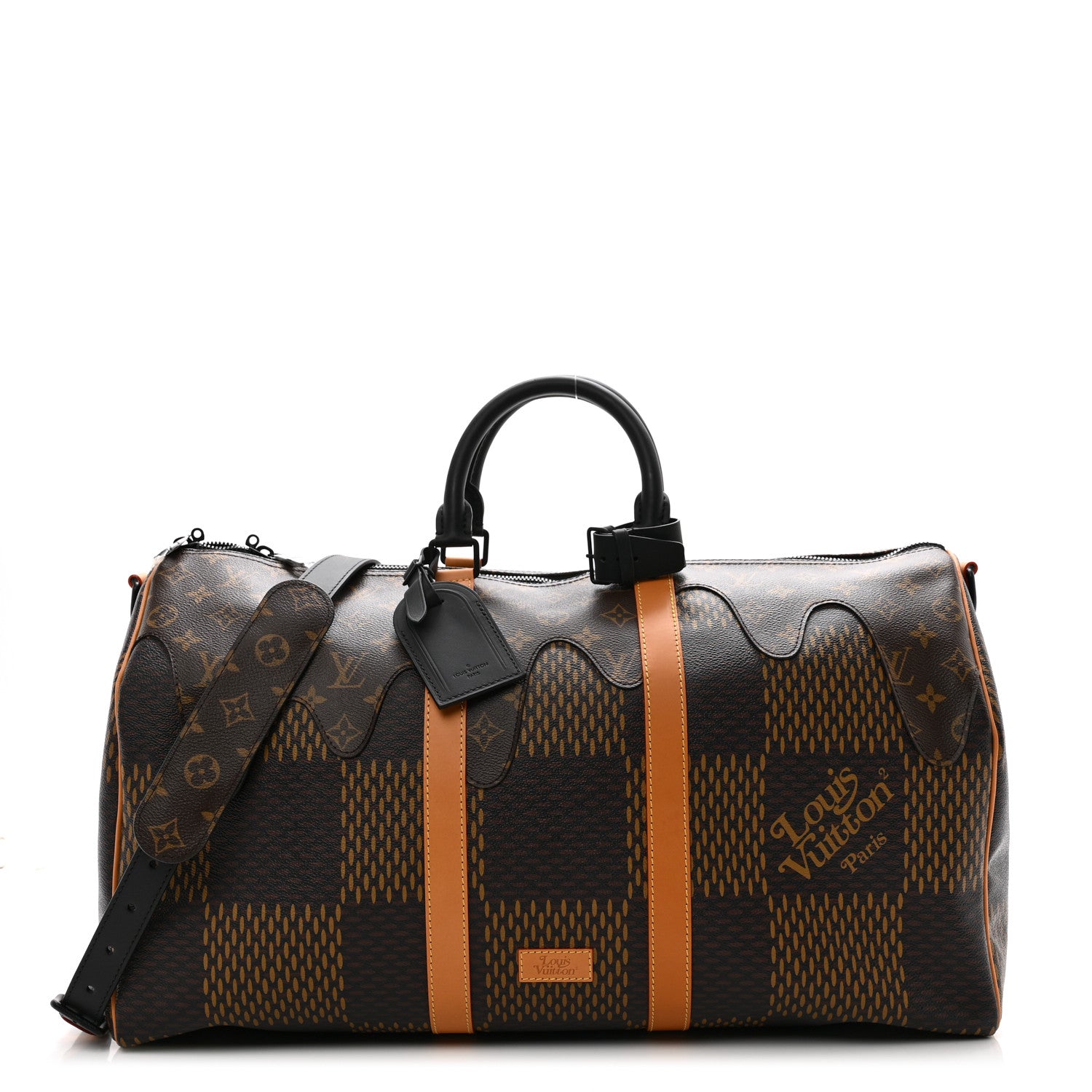 Louis Vuitton x Nigo Giant Damier Ebene Monogram Keepall Bandouliere 50 1 of 10