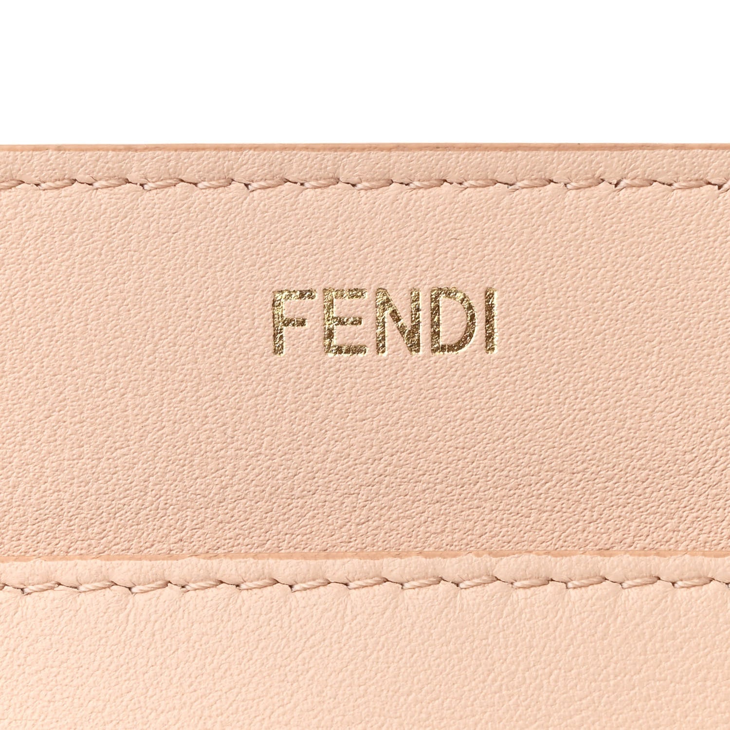 Fendi Vitello Seta Shiny Nappa Medium Peekaboo I SEE U Satchel  Ghiaia Light Rose 9 of 14