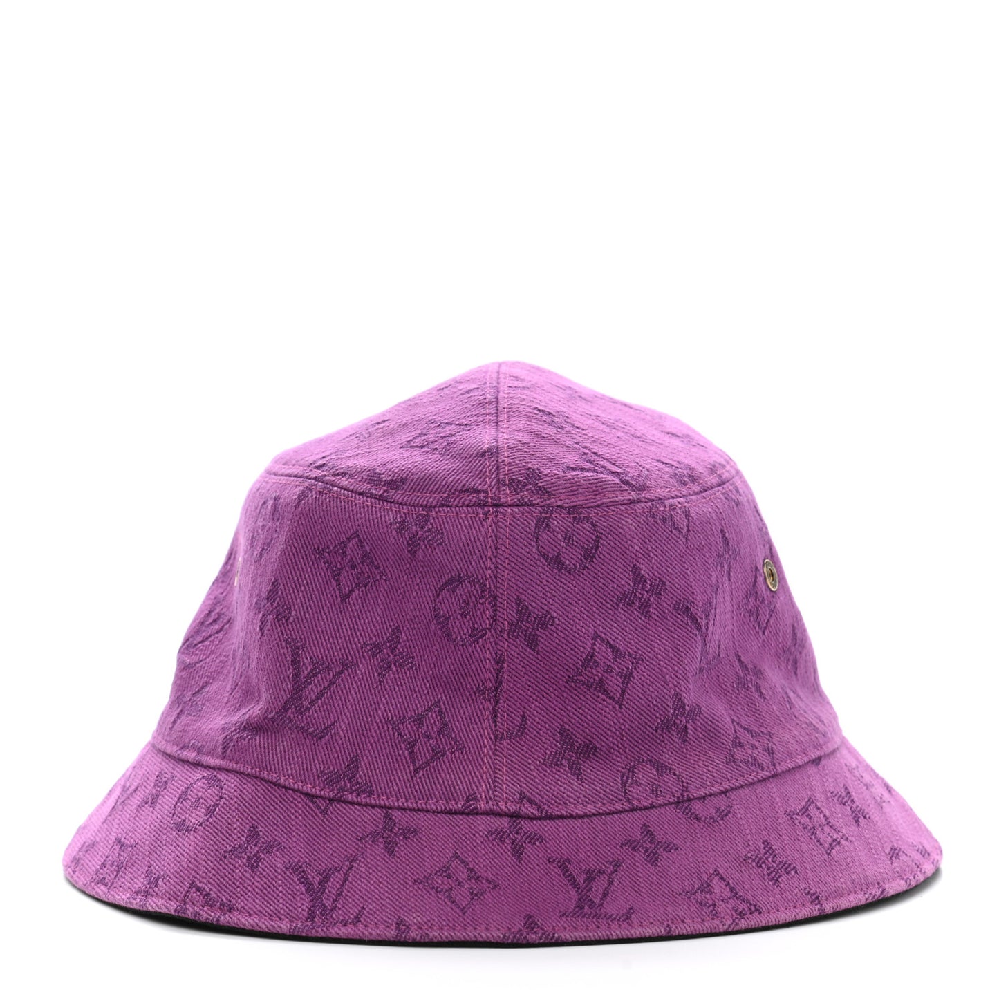 Monogram Denim Transformable Bob Bucket Hat Purple