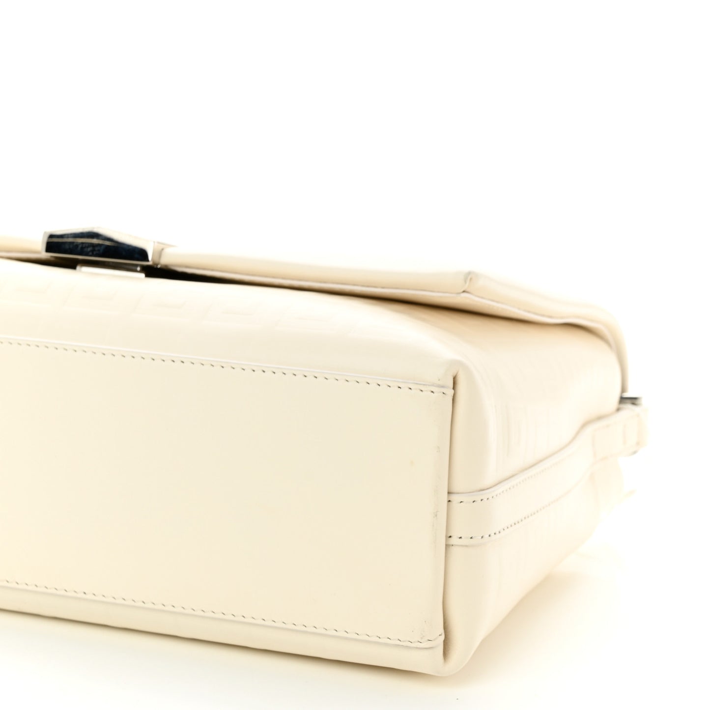 Soft Calfskin 4G Embossed Medium Shoulder Bag Ivory