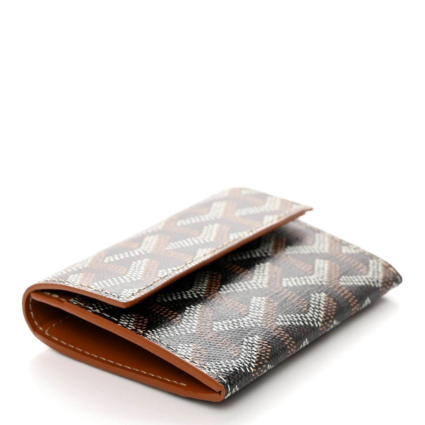 Goyardine Marigny Coin Purse Wallet Black Gold