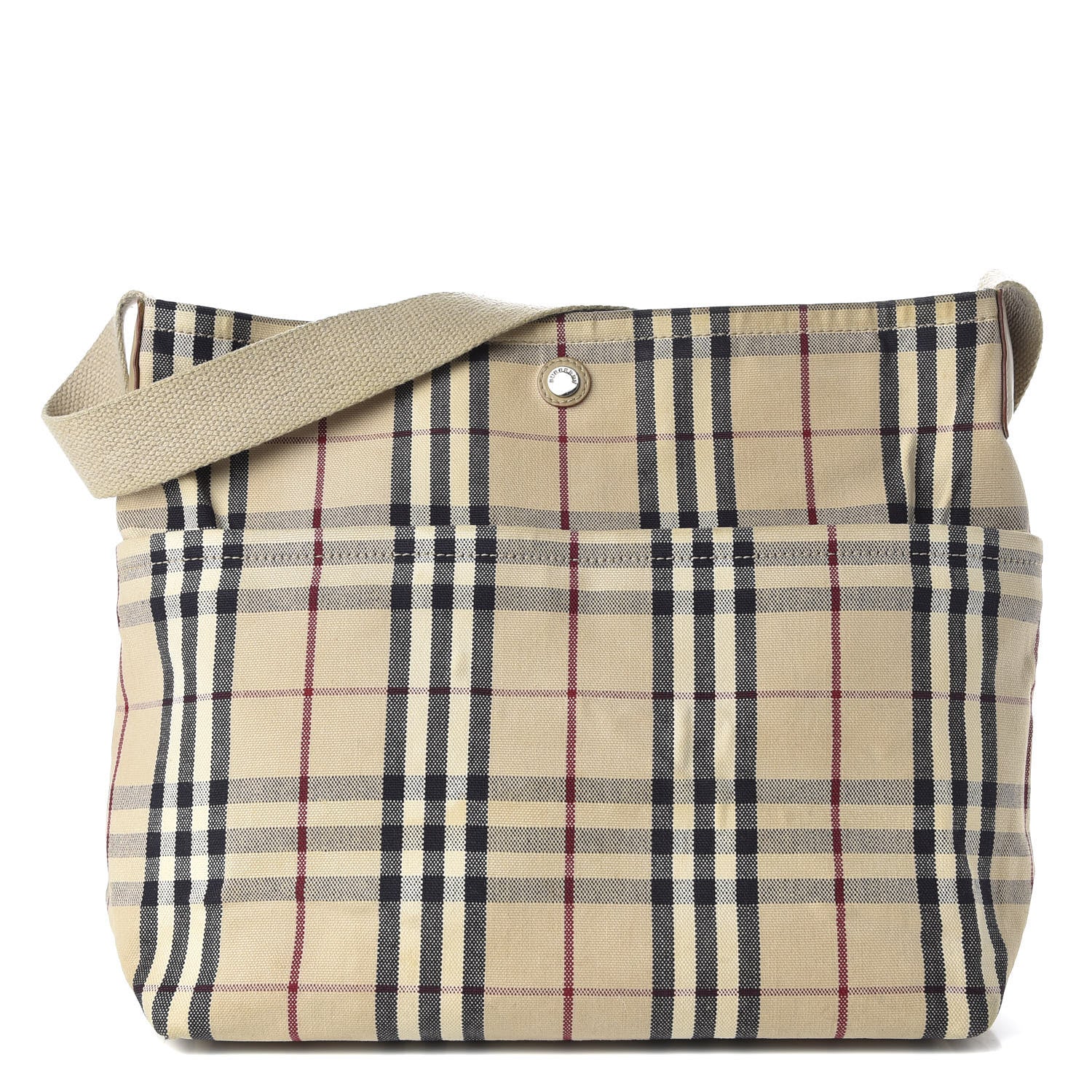 Burberry Vintage Check Tote Beige 1 of 10