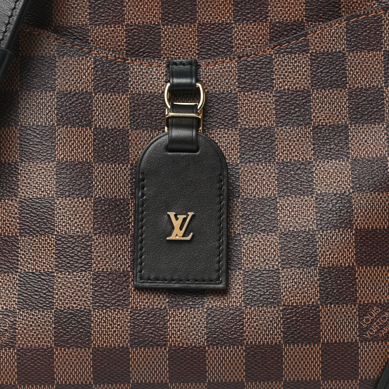 Louis Vuitton Damier Ebene Odeon PM Black 7 of 9