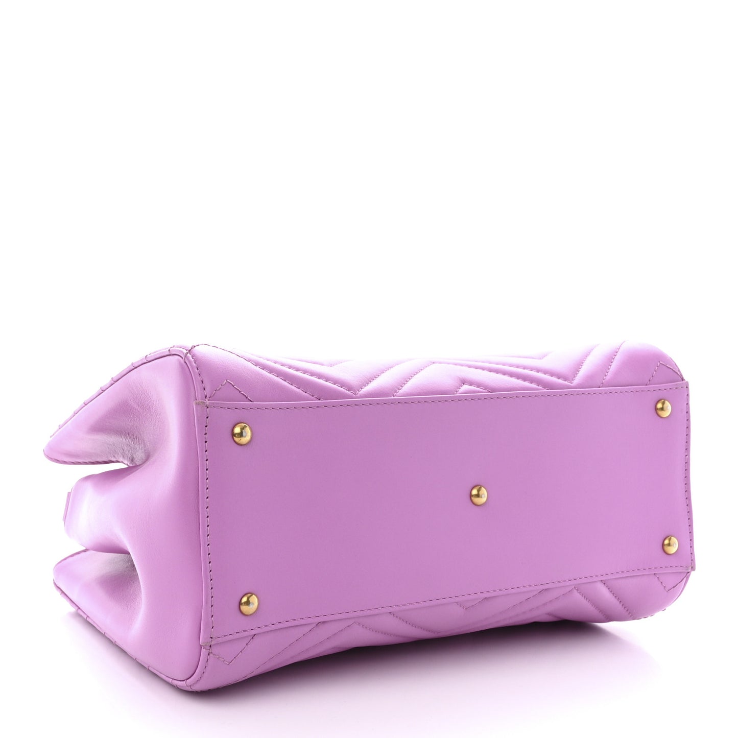 Calfskin Matelasse Small GG Marmont Tote Candy Mousse