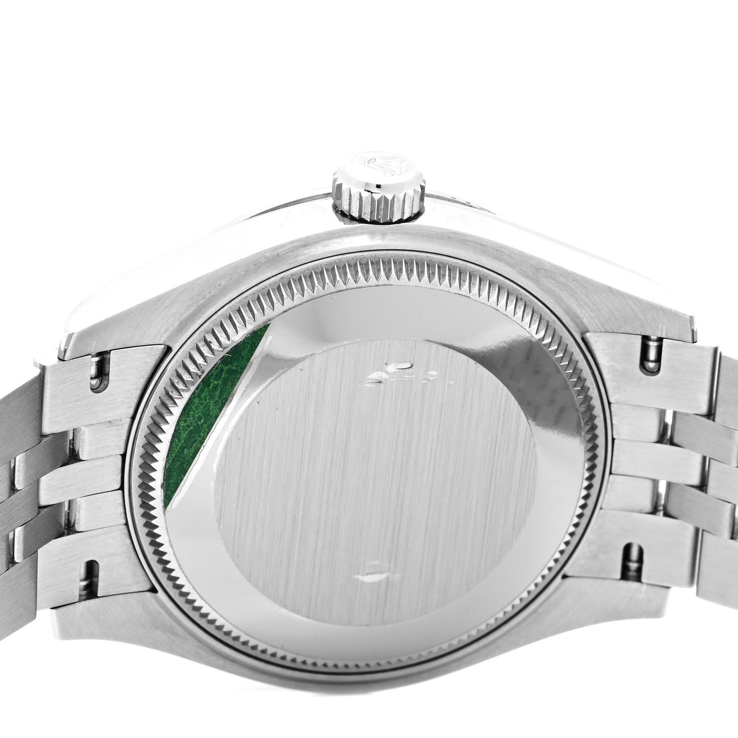 Stainless Steel 18K White Gold 31mm Oyster Perpetual Datejust Watch Black Roman 278274
