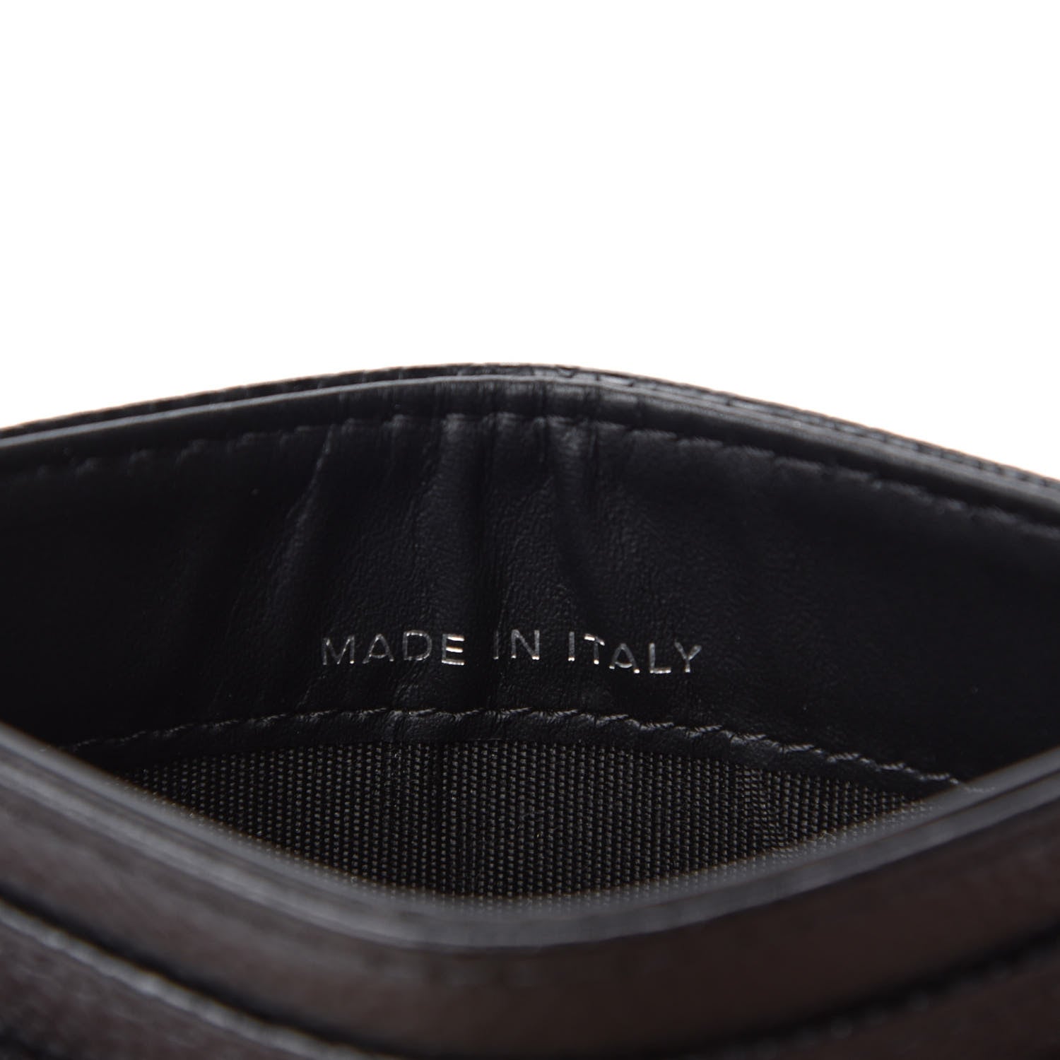 Chanel Caviar Timeless CC Card Holder Black 6 of 7