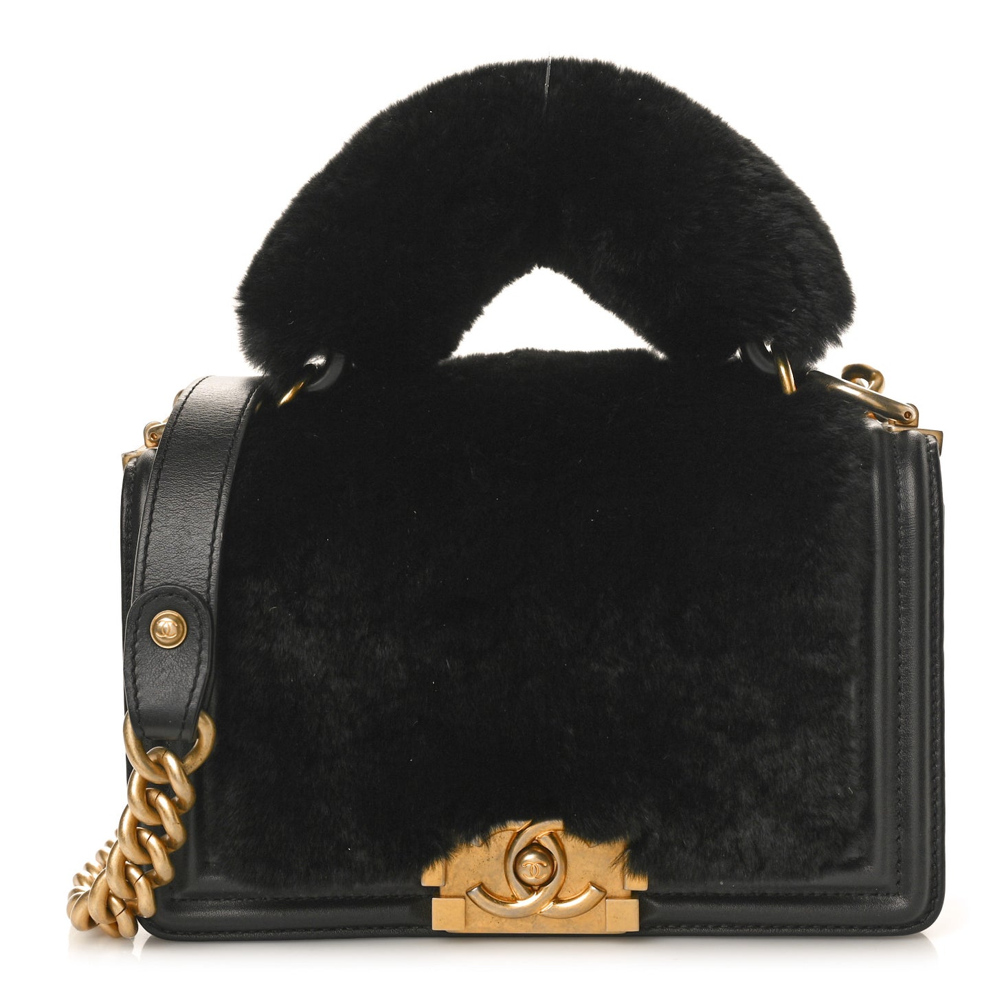 Orylag Small Boy Top Handle Flap Black