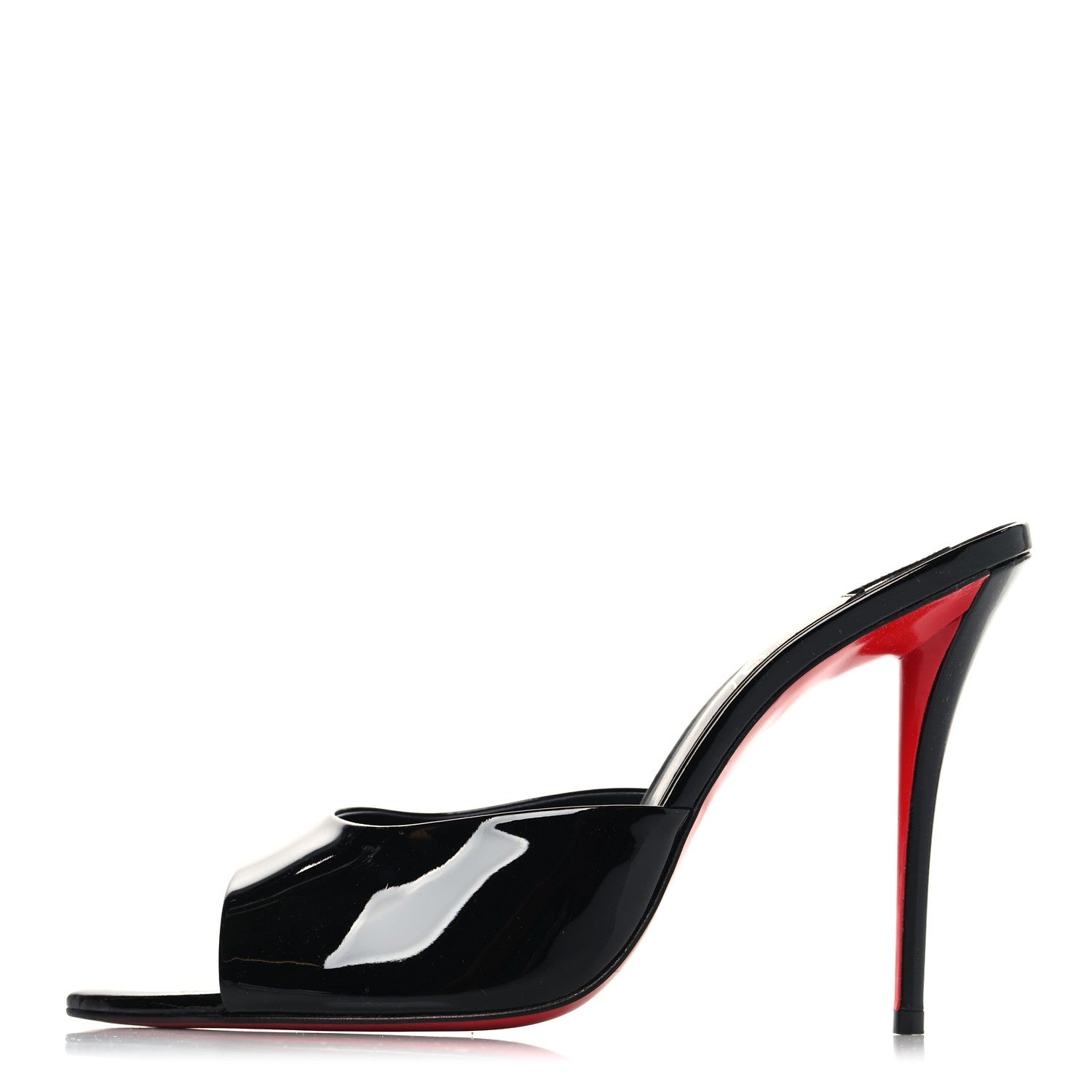 Christian Louboutin Patent Miss Z 100 Mule 41 Lin Black 1805011