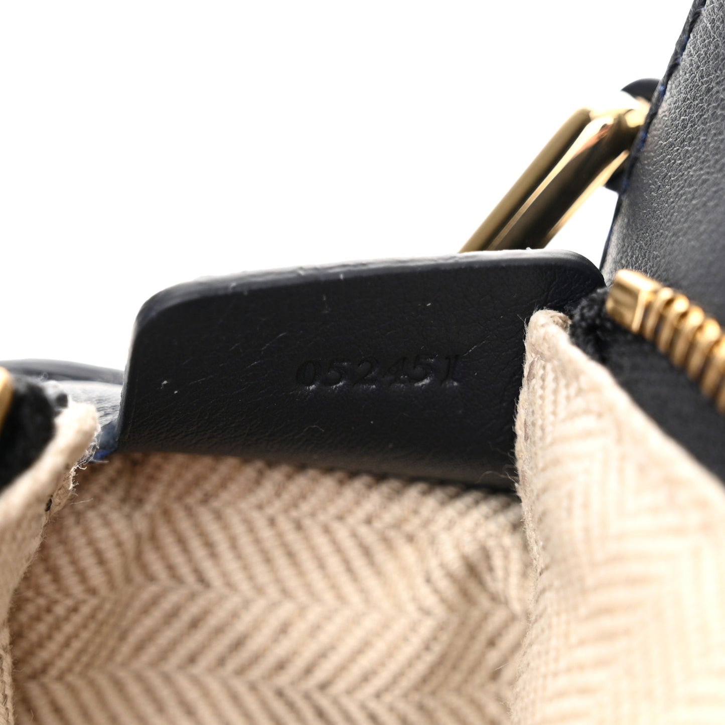 Calfskin New Year Mini Puzzle Bag Dark Ink