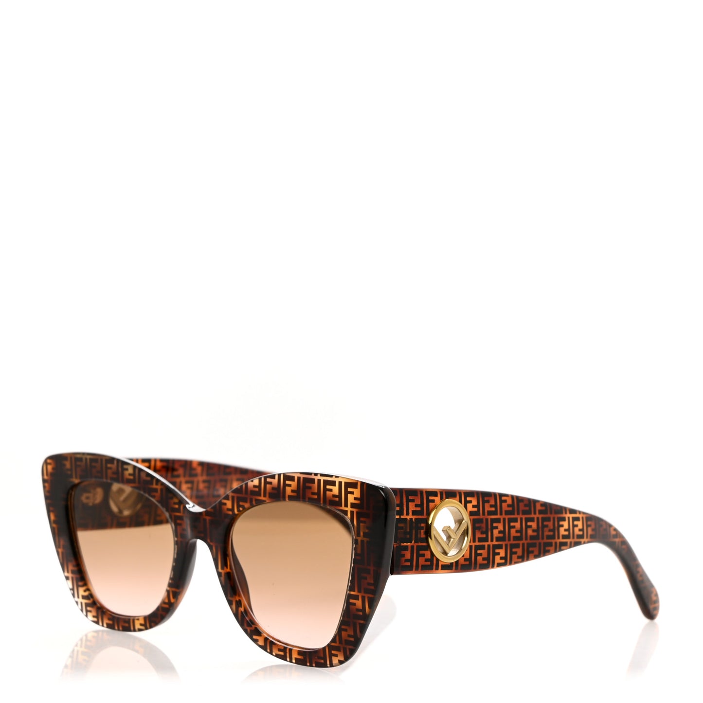 Acetate F is Fendi FF 51mm Cat Eye Sunglasses 0327/S Tortoise Camouflage
