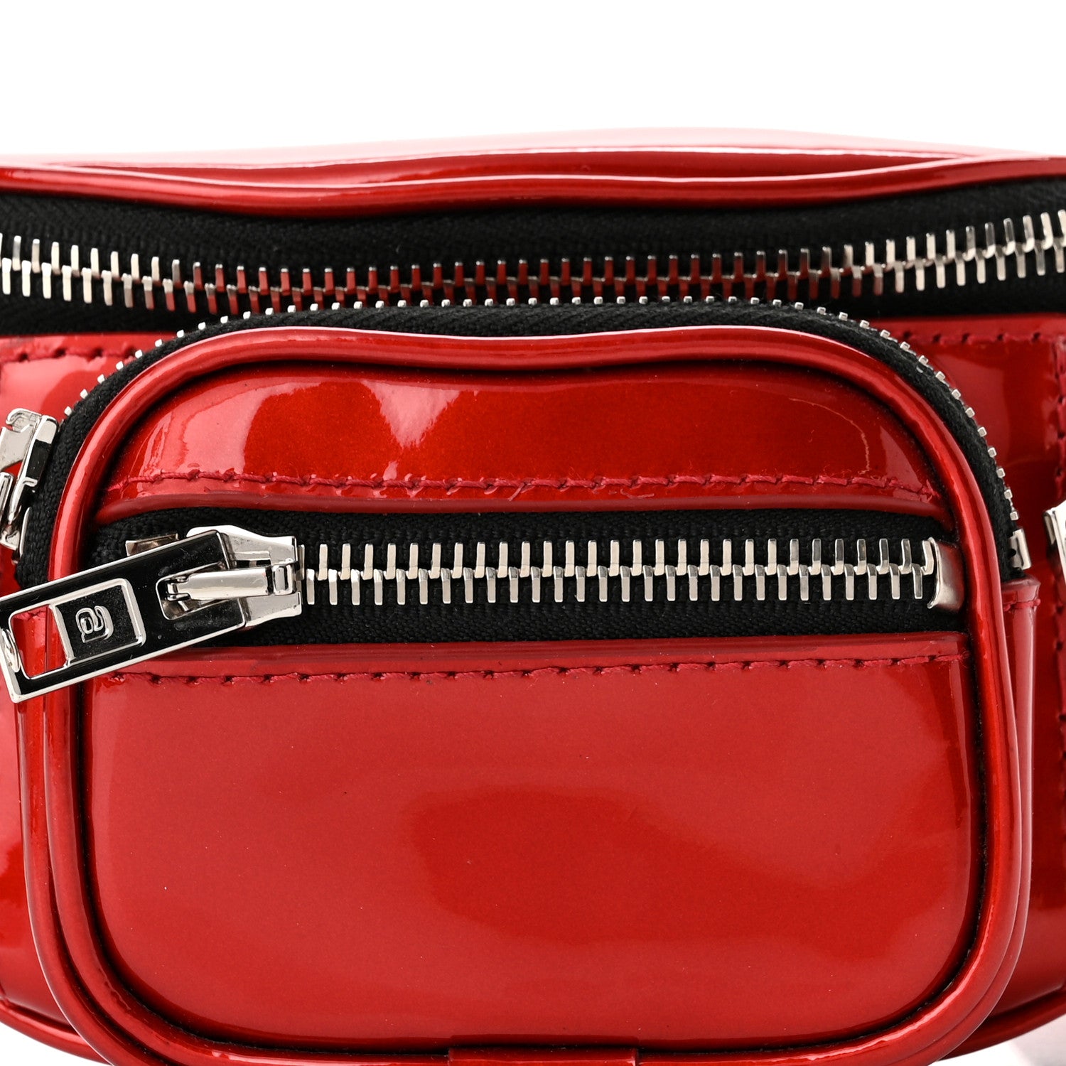 Alexander Wang Patent Attica Mini Belt Bag Red 8 of 10