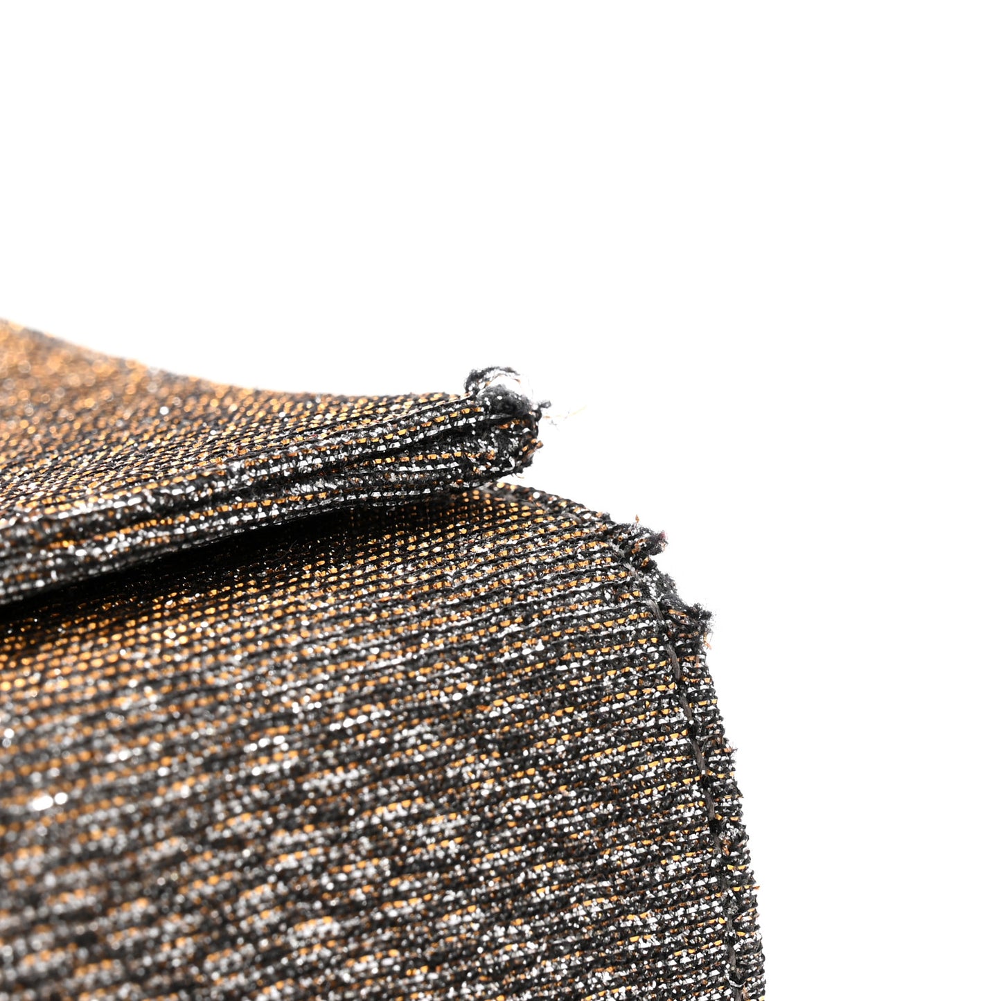 Metallic Canvas Woven Classic Monogram Kate Tassel Clutch Ciad Argento